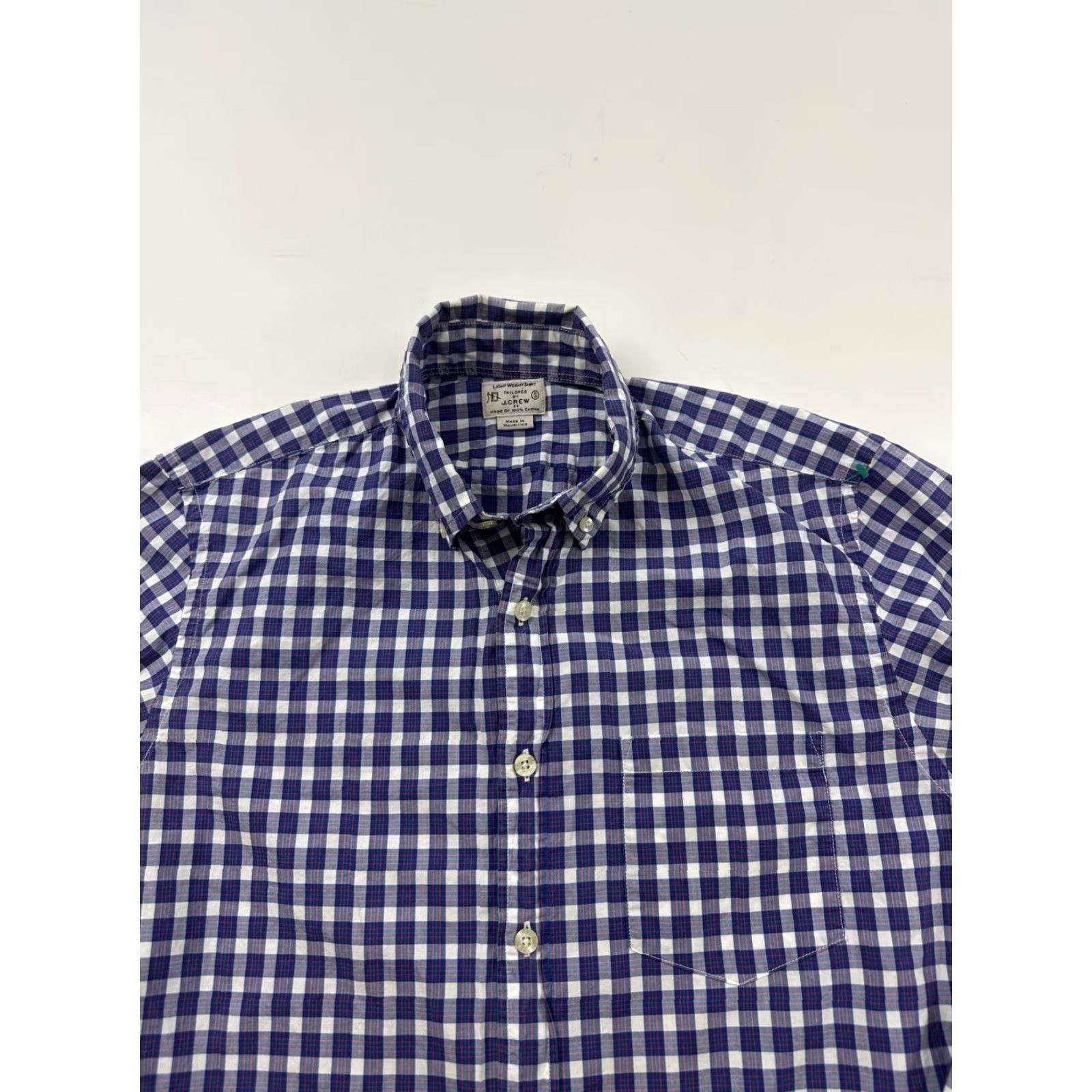 J.Crew J.Crew Shirt Mens Small Plaid Button-Down Lightweight Tailored Pocketed Multicolor Long Sleeve Size US S / EU 44-46 / 1 - 2 Thumbnail