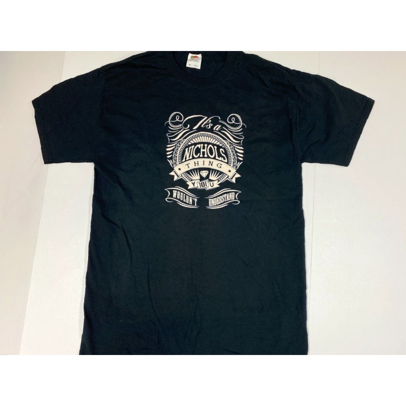 Fruit Of The Loom Fruit of the Loom Shirt Mens Medium Black graphic Peanuts Logo Short Sleeve T-Shirt Size US M / EU 48-50 / 2 - 2 Thumbnail