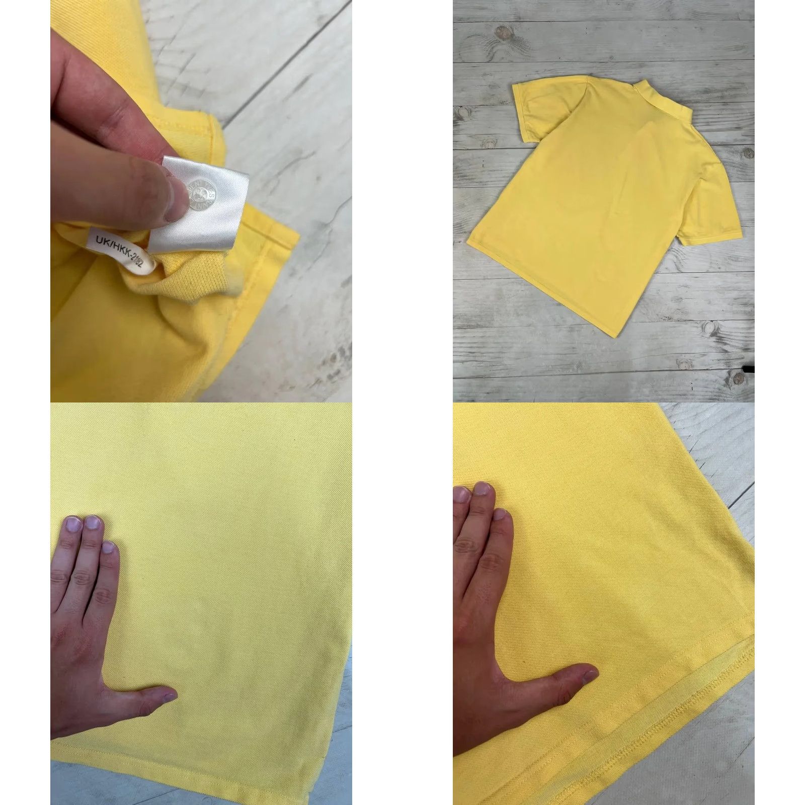 Yves Saint Laurent VINTAGE Saint Laurent Polo Shirt YSL Men 2XL Yellow Polo Mens 2XL Yellow Logo Cotton Short Sleeve Shirt Size US XXL / EU 58 / 5 - 8 Thumbnail
