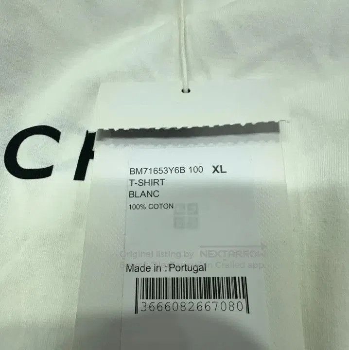Givenchy Givenchy SS22 Logo Print White Crew Neck T-Shirt. Size US XL / EU 56 / 4 - 5 Thumbnail