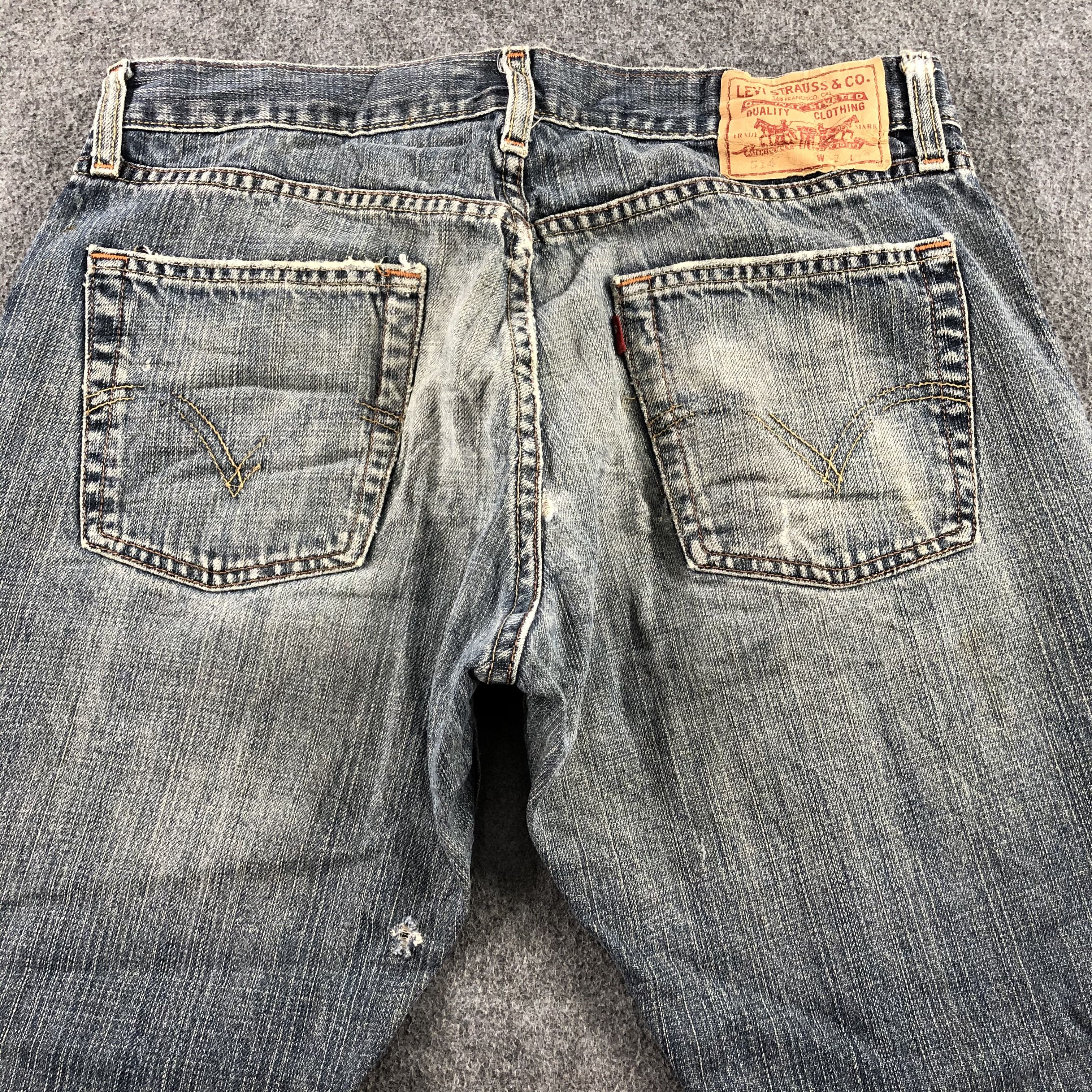 Levi's Vintage Faded Black Levis 514 Jeans-J2325 Size US 32 / EU 48 - 4 Thumbnail