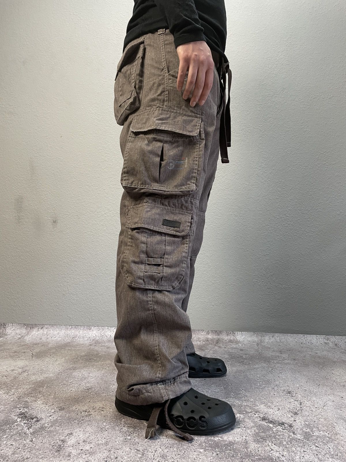 Vintage Vintage Like Diesel 00s Baggy Fit Cargo Pants Jeans Size US 34 / EU 50 - 13 Thumbnail