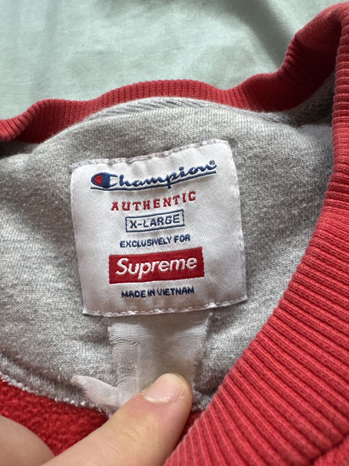 Supreme Supreme x Champion Stars Crewneck Size US XL / EU 56 / 4 - 3 Thumbnail