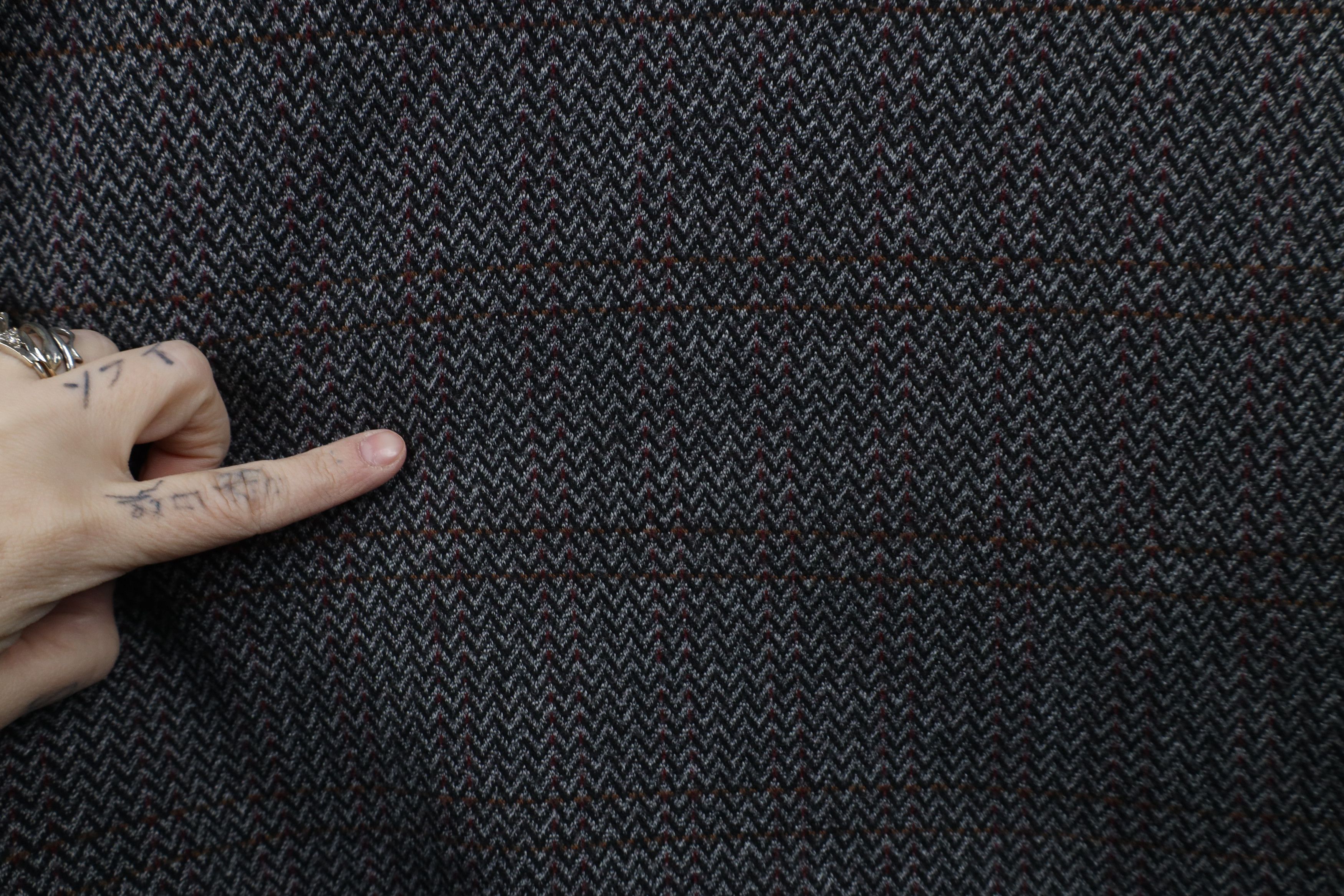 Vintage Vintage 90s Streetwear Herringbone Long Sleeve Rugby Polo Size US XL / EU 56 / 4 - 9 Thumbnail