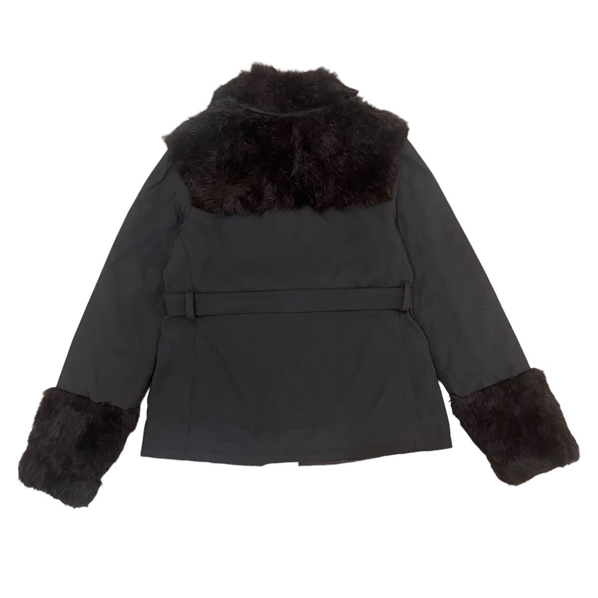 Moncler 🔥Moncler Down Faux Fur Collar Sleeve Zipper Jacket Size M / US 6-8 / IT 42-44 - 5 Thumbnail