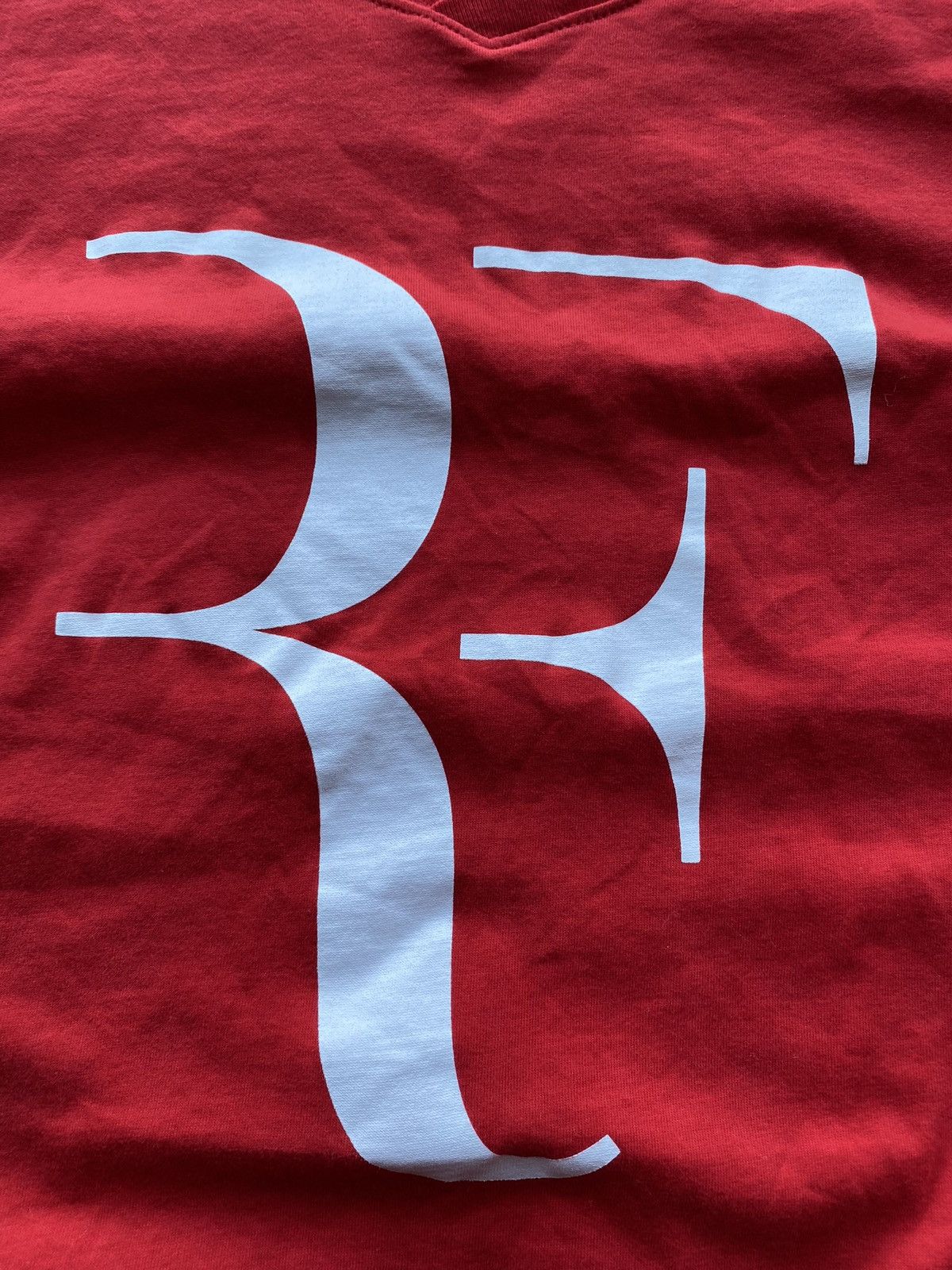 Nike × Vintage 🔥Roger Federer Nike Foundation RF Logo Red Mens T Shirt M Size US M / EU 48-50 / 2 - 2 Thumbnail