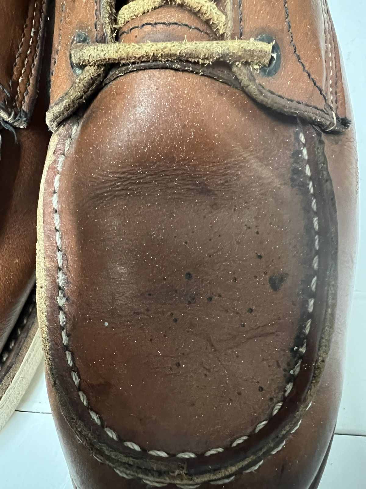 Red Wing Vtg Redwing 877 Moc Toe Boots 2008 !! Black Eyelets 11D Size US 11 / EU 44 - 13 Thumbnail