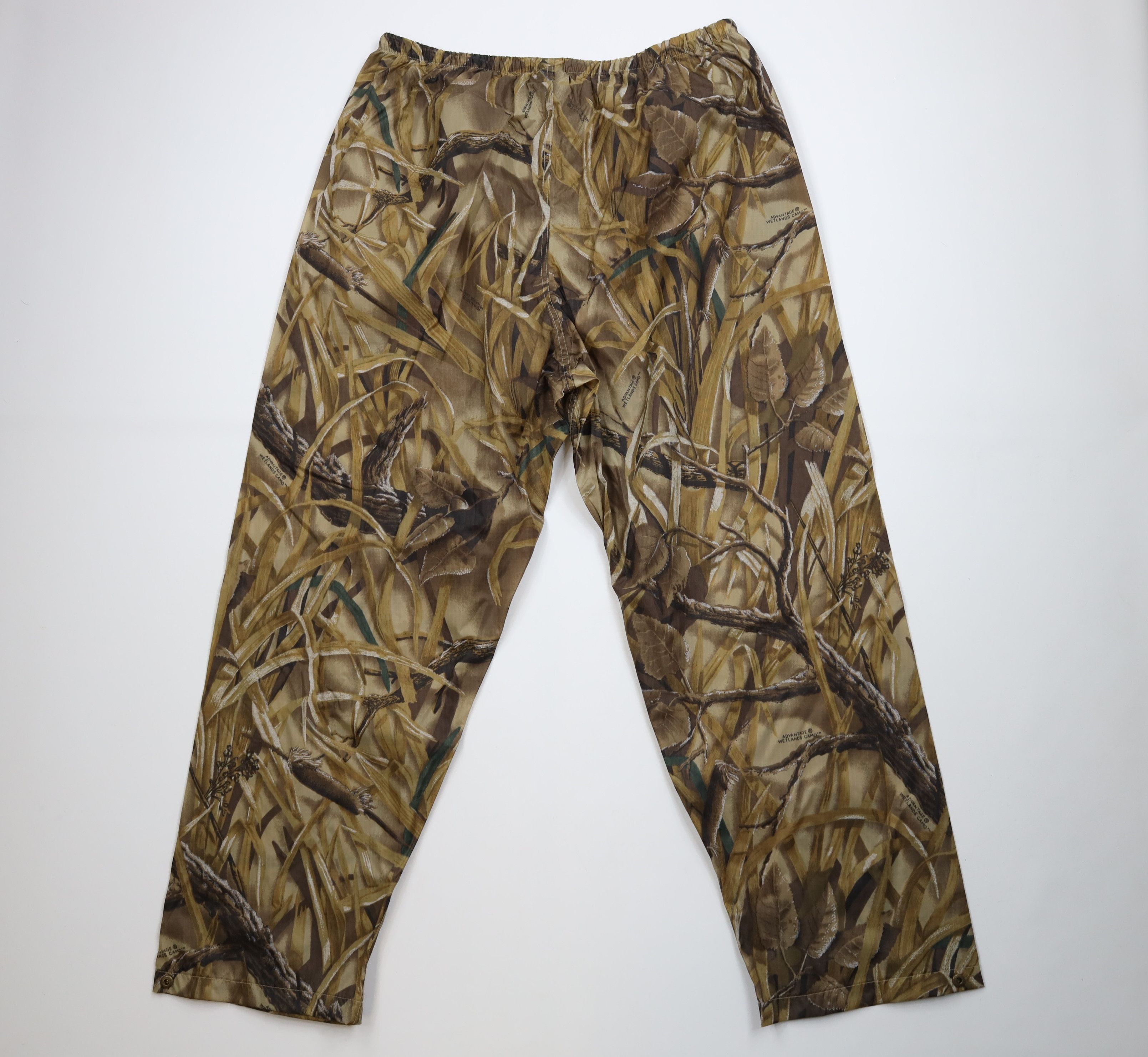 Cabelas Vintage Cabelas Ripstop Wetlands Camouflage Pants Nylon PU Size US 40 / EU 56 - 8 Thumbnail