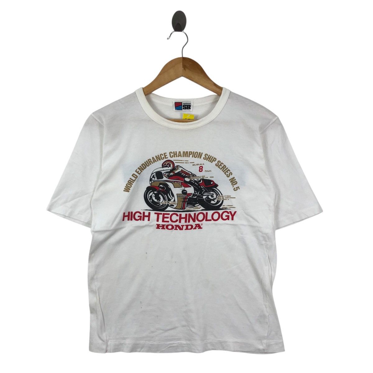 Honda Vintage HONDA SR Suzuka 8 Hours Tee Shirt Racing Motorcycle Size US S / EU 44-46 / 1 - 1 Thumbnail