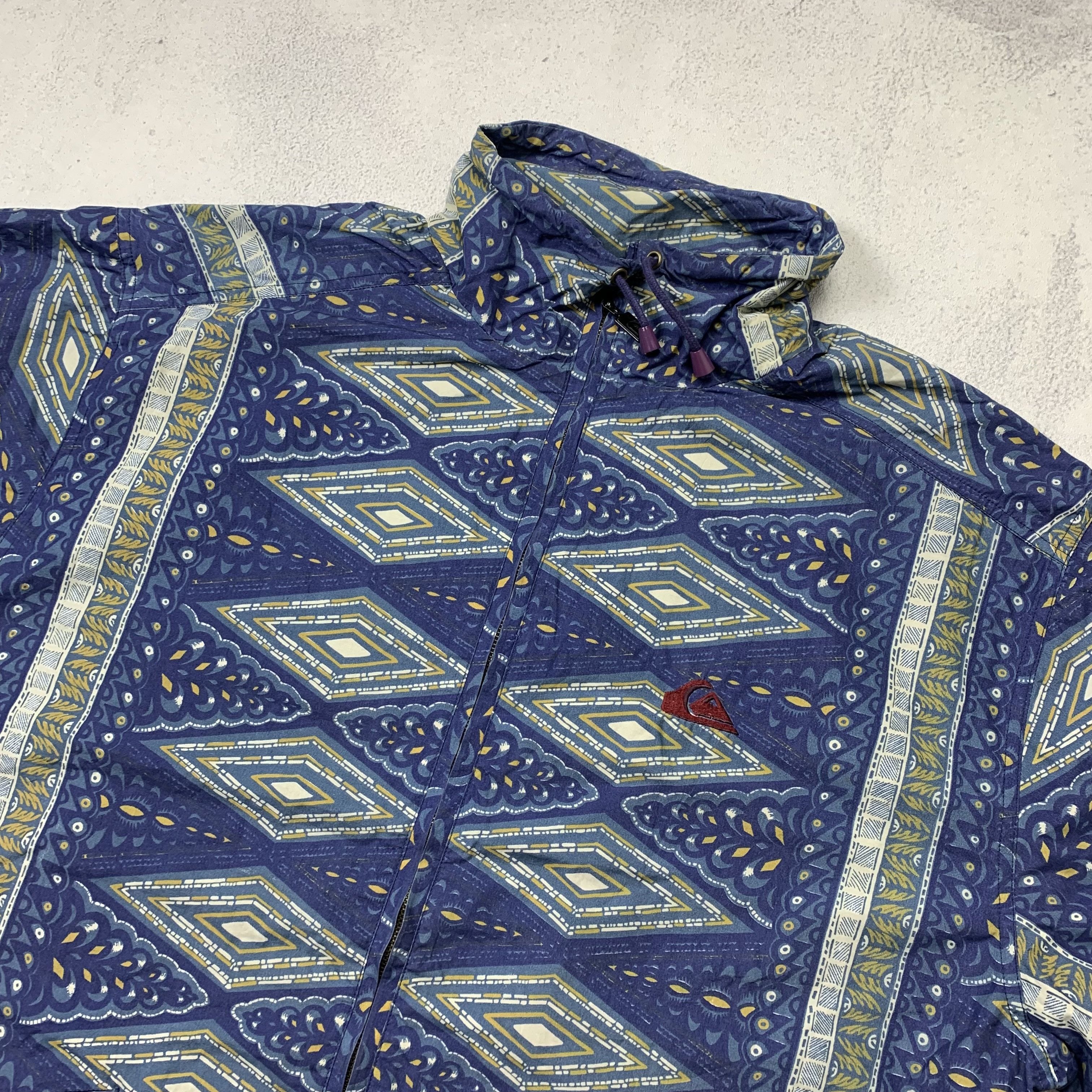 Quiksilver Vintage Quiksilver Board Riding Pattern Jacket Size US M / EU 48-50 / 2 - 5 Thumbnail