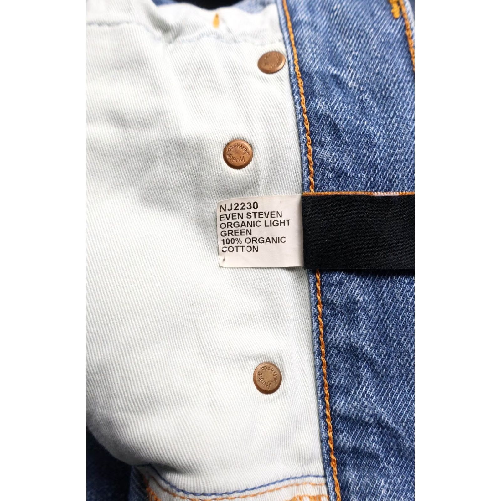Nudie Jeans NUDIE JEANS Even Steven Organic Light Jeans Men's W31/L32 Blue Faded Whiskers Jeans Tapered Denim Light 100% Cotton Slim/Regular Fit W31 L32 Mens Size US 31 - 7 Thumbnail