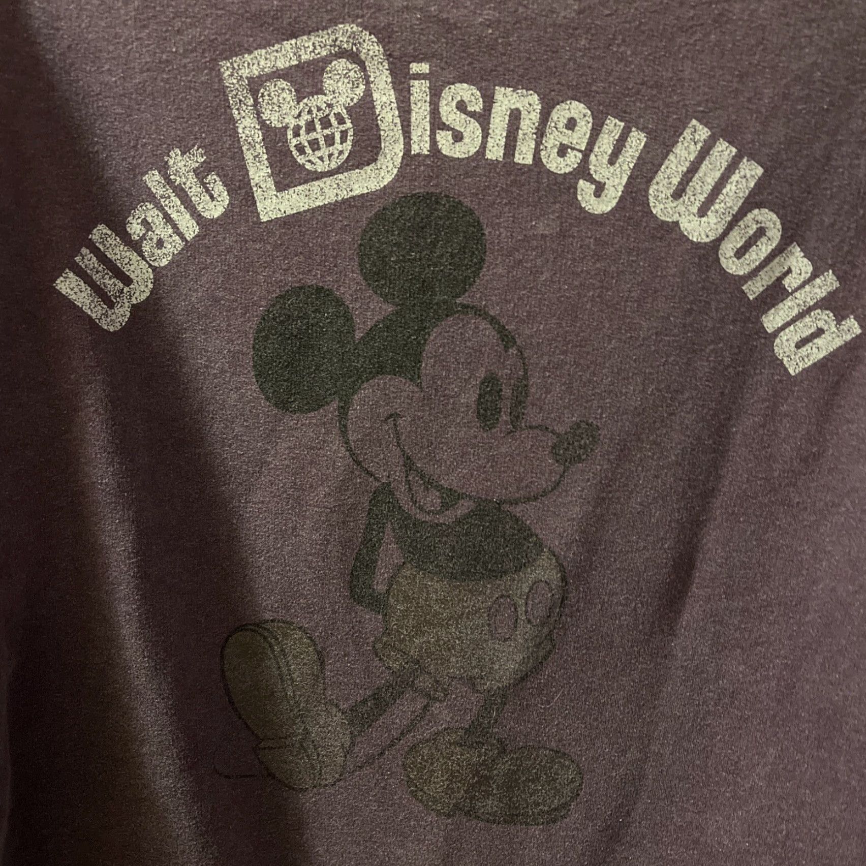 Disney Disney Womens XS Parks Long Sleeve Solid Purple Mickey Mouse Sweatshirt Disney Size XS / US 0-2 / IT 36-38 - 2 Thumbnail