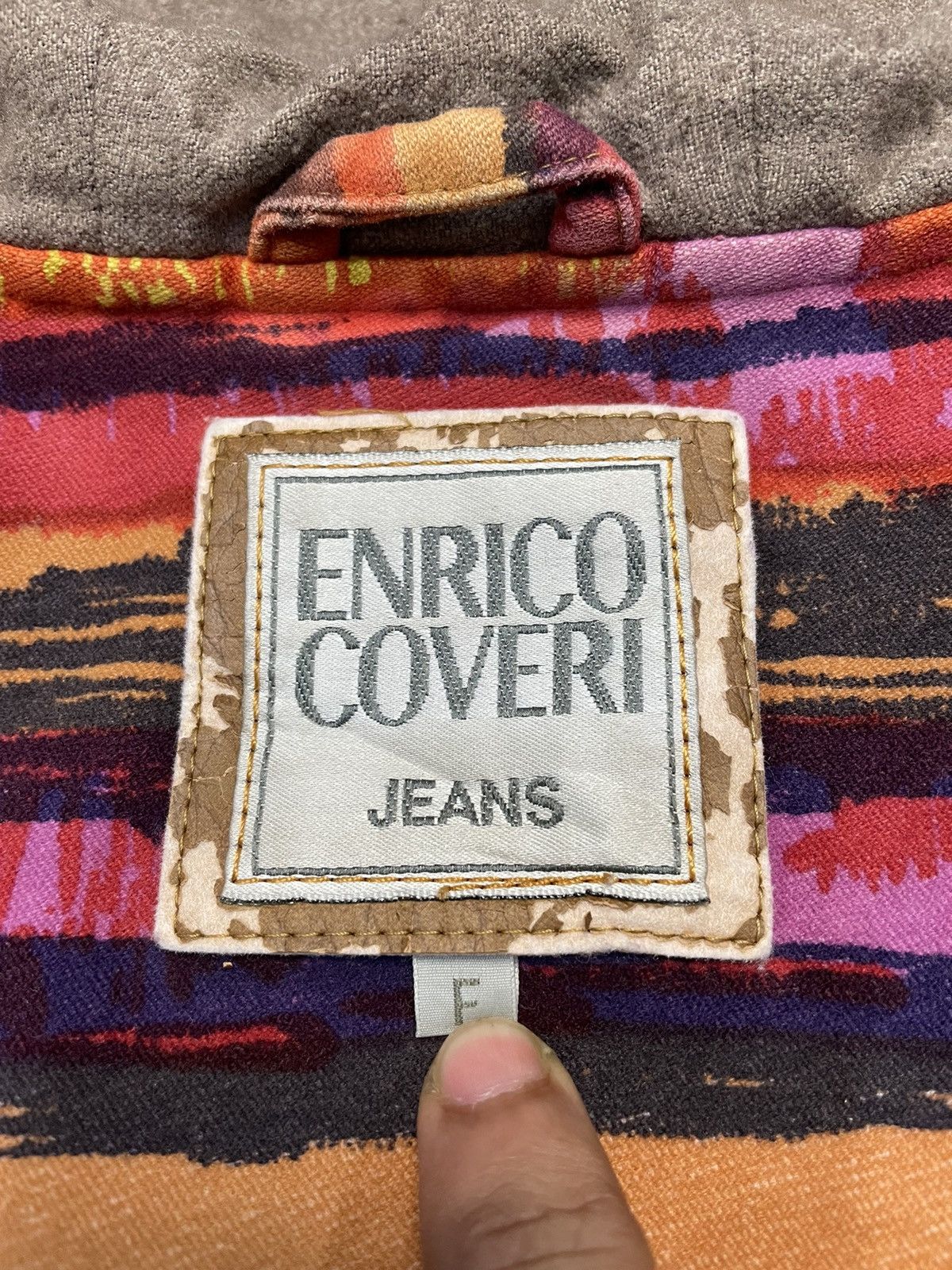 Enrico Coveri Enrico Coveri Multicolor Duffle Jacket Size US L / EU 52-54 / 3 - 9 Thumbnail