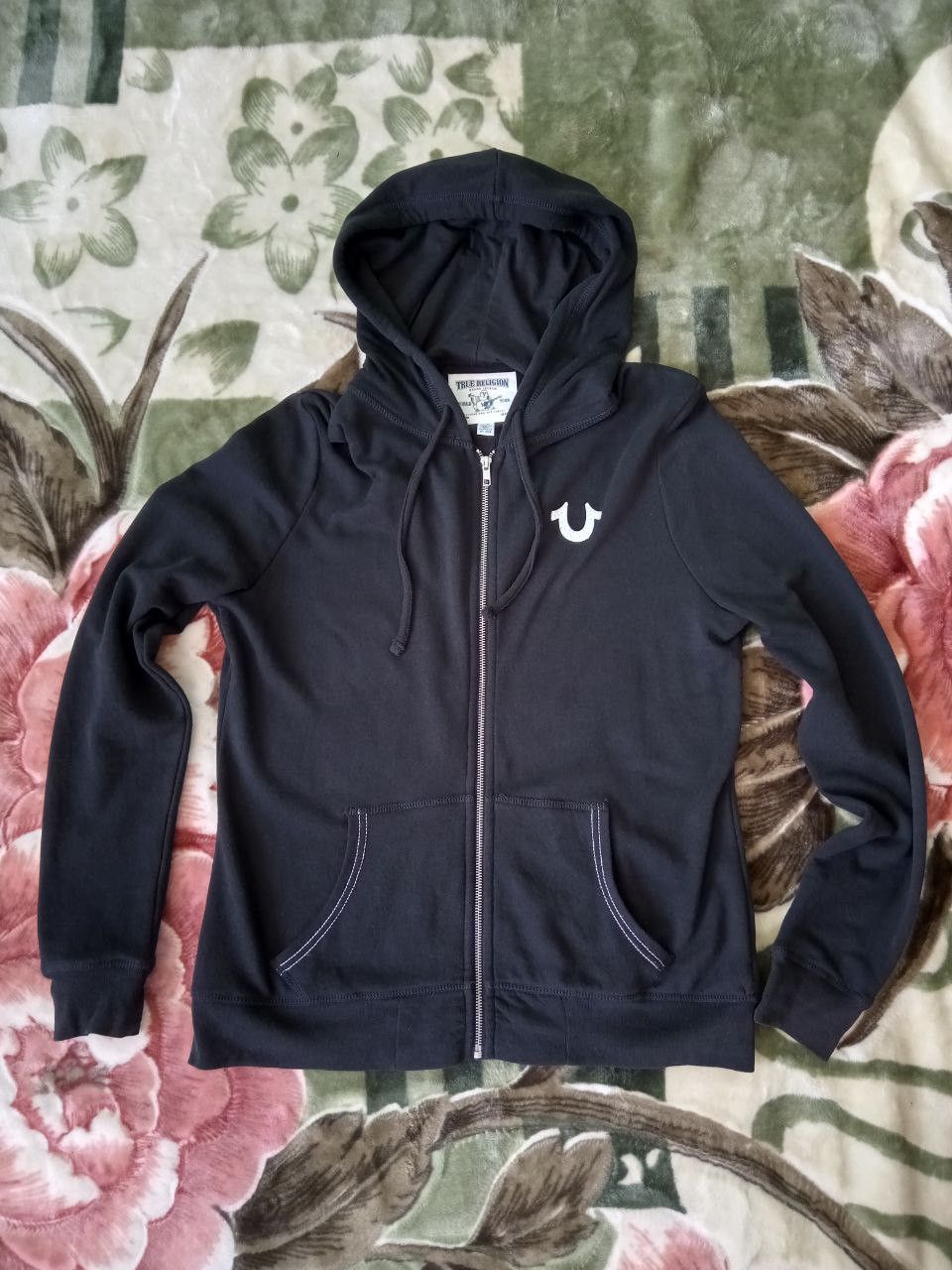 True Religion True Religion Crystal Zip Hoodie Size XL / US 12-14 / IT 48-50 - 1 Thumbnail
