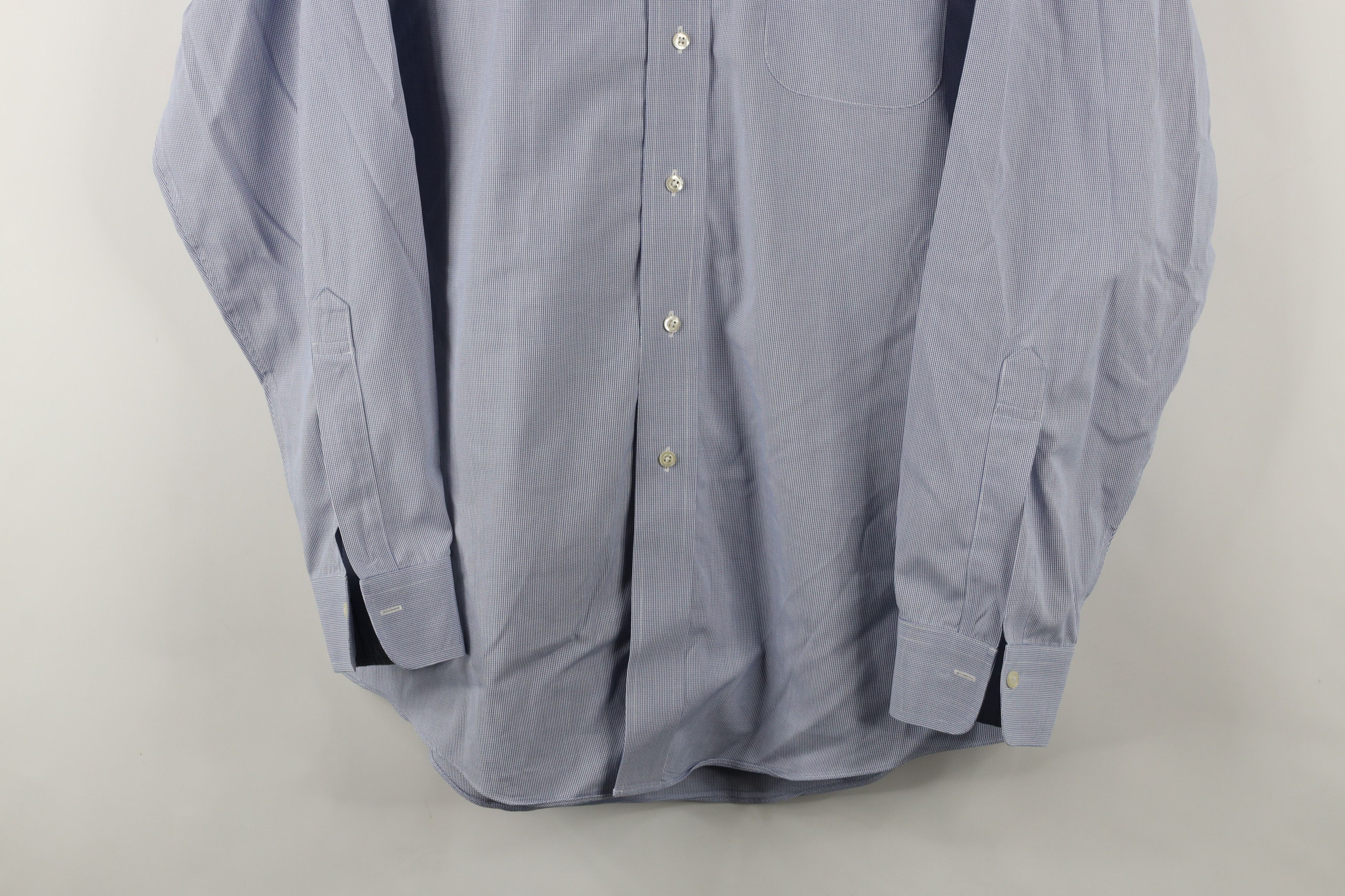 Brooks Brothers × Vintage Vintage Brooks Brothers Stretch Cotton Button Shirt Blue Size US M / EU 48-50 / 2 - 3 Thumbnail