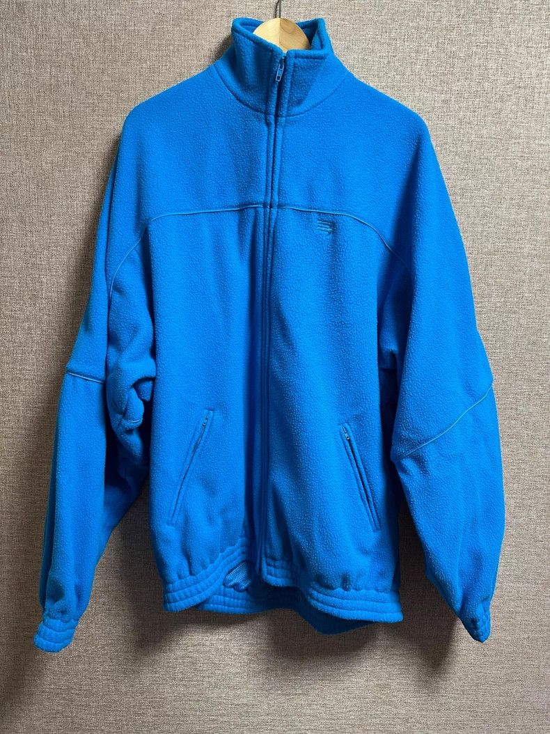 Balenciaga Balenciaga Embroidered Logo Fleece Jacket Coat Size US S / EU 44-46 / 1 - 1 Thumbnail
