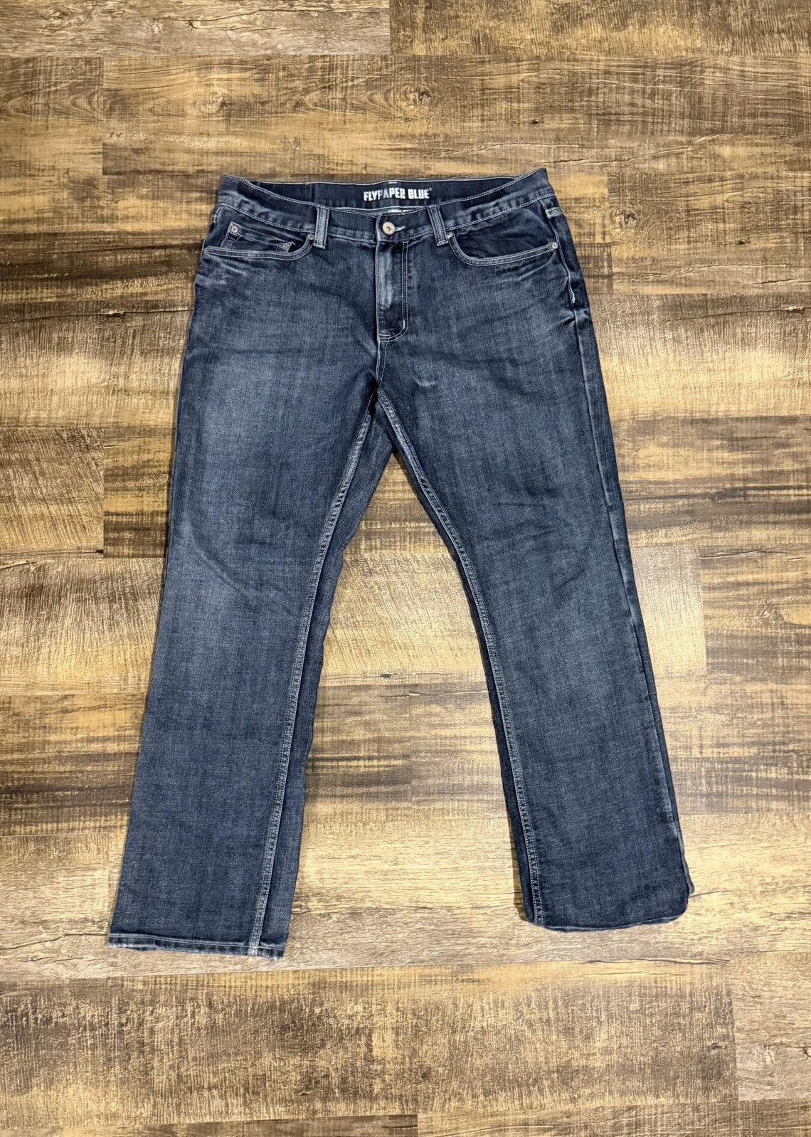 Flypaper Jeans Rare Flypaper Jeans Deep Dyed Vintage Design Size US 36 / EU 52 - 2 Thumbnail