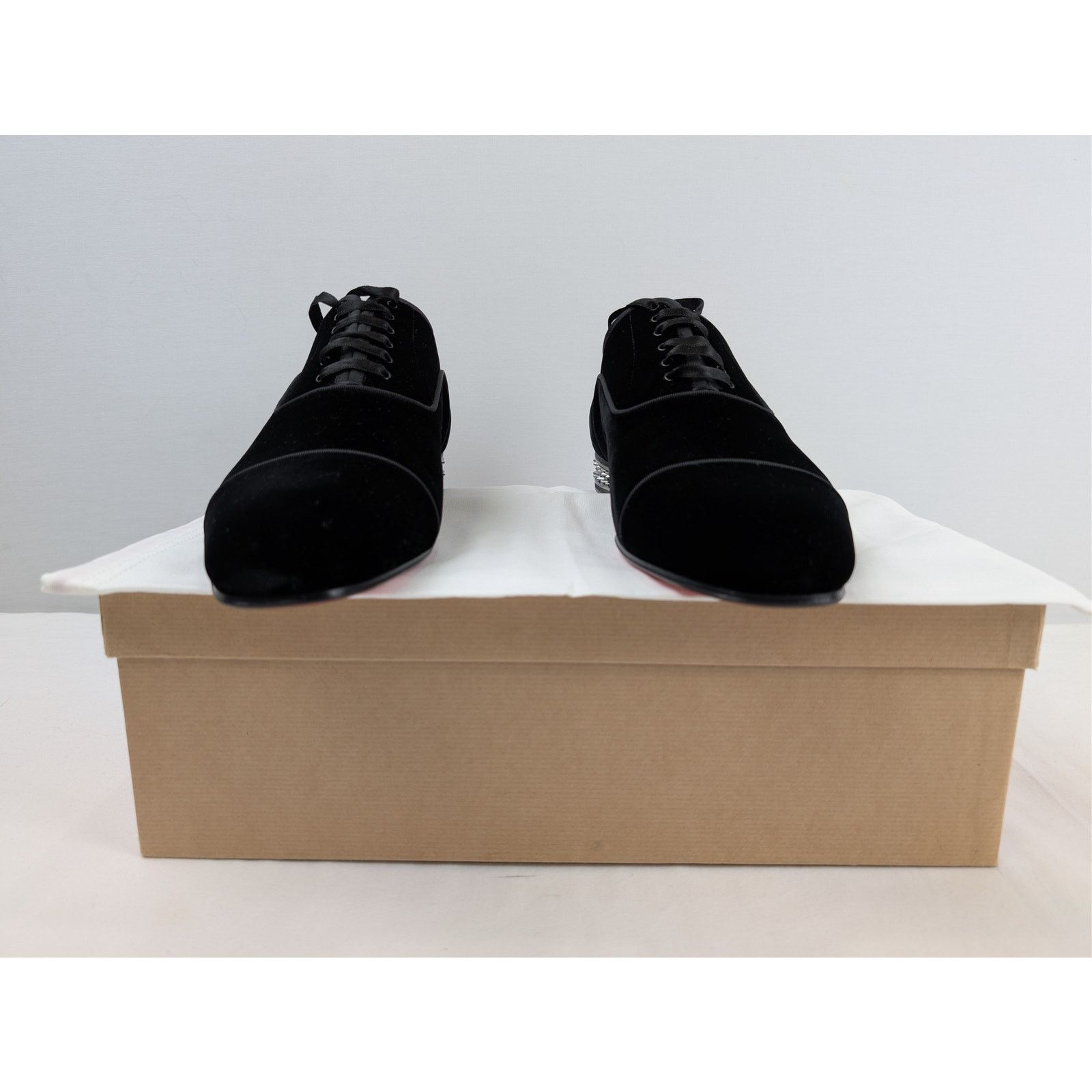 Christian Louboutin o1rshd1 Greggy Rocks Flat Shoe Boots in Black 42.5 Size US 9.5 / EU 42-43 - 18 Thumbnail