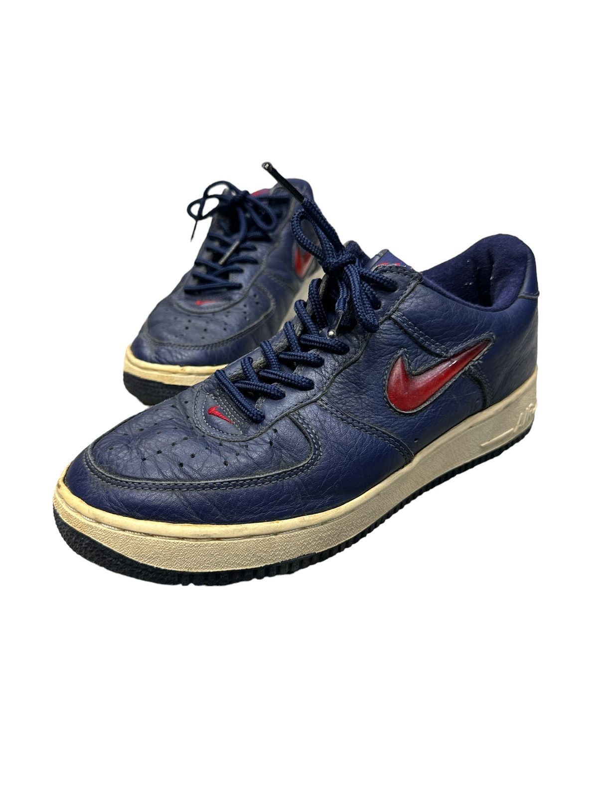 Nike 1997 NIKE AIR FORCE 1 SC MIDNIGHT NAVY VARSITY RED JEWEL Size US 7.5 / EU 40-41 - 1 Thumbnail