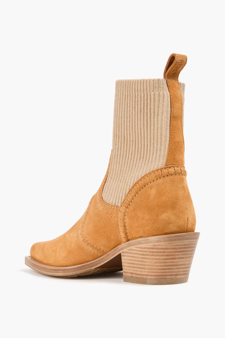 Chloe o1y0825 Ankle Boots in Camel Size US 8 / IT 38 - 2 Thumbnail
