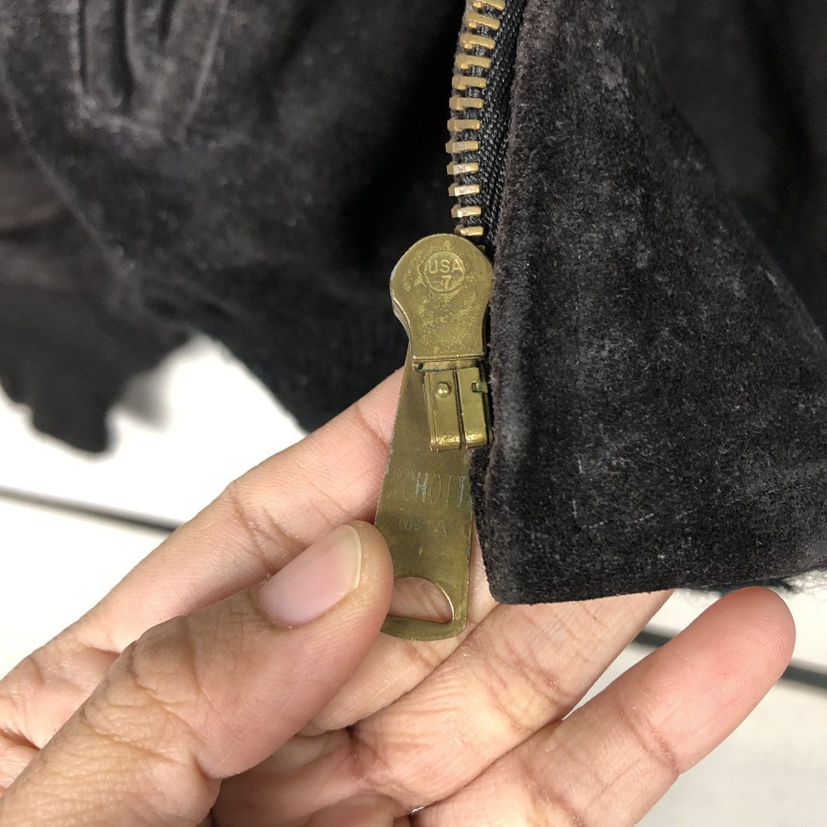 Schott 📌VTG SCHOTT NYC SUEDE LEATHER JACKETS Size US M / EU 48-50 / 2 - 18 Thumbnail