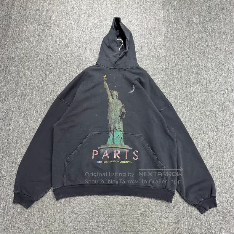 Balenciaga Balenciaga Statue of Liberty Hoodie | Grailed