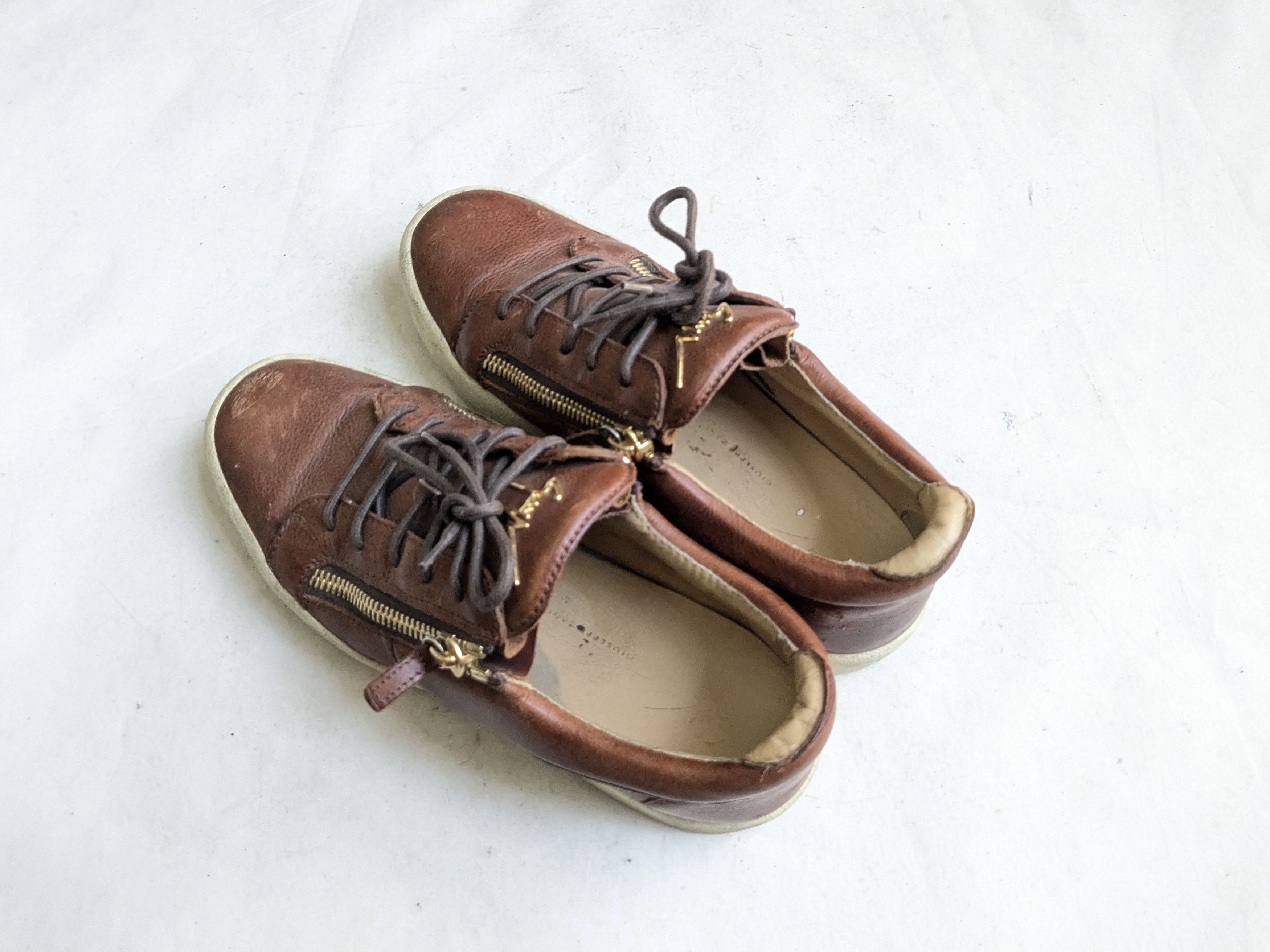 Giuseppe Zanotti Giuseppe Zanotti Sneakers Brown 9.5 42.5 Size US 9.5 / EU 42-43 - 13 Thumbnail