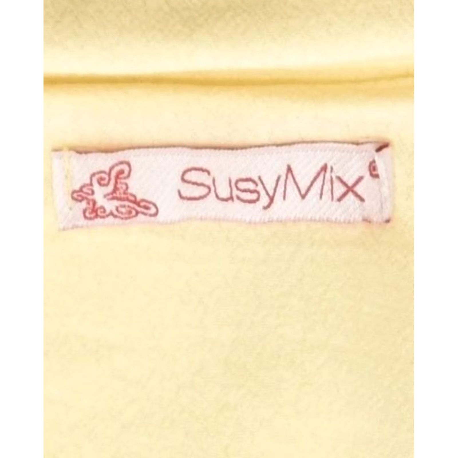 Vintage VINTAGE SUSY MIX Womens Shirt UK 12 Medium Yellow Short Sleeve Pullover Size M / US 6-8 / IT 42-44 - 4 Thumbnail