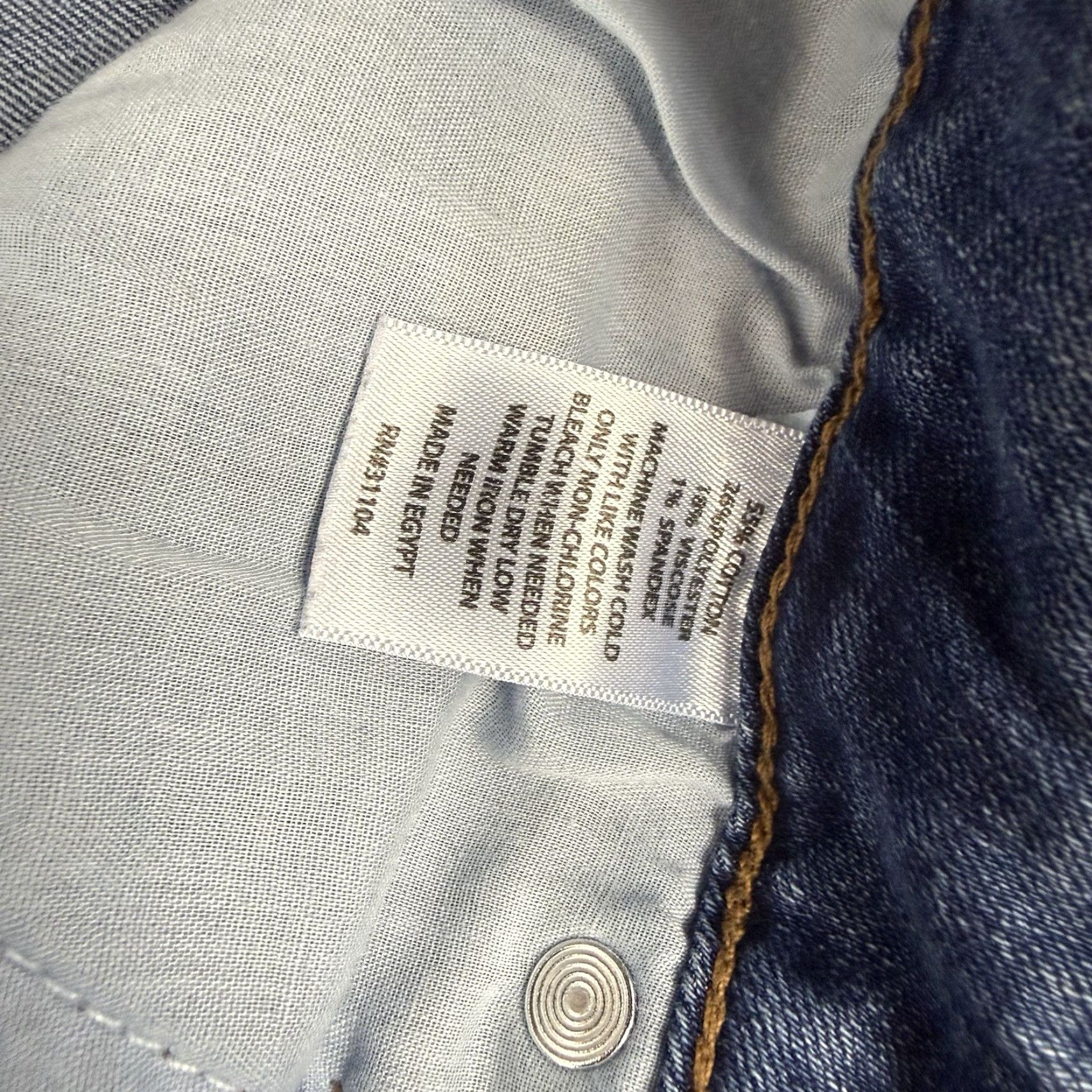 Vintage Wonderly Jeans Women Denim 16S Mid Straight Blue Cotton Blend 8.5-10.5in Regular Size 16S Size 38" / US 16 / IT 52 - 3 Thumbnail