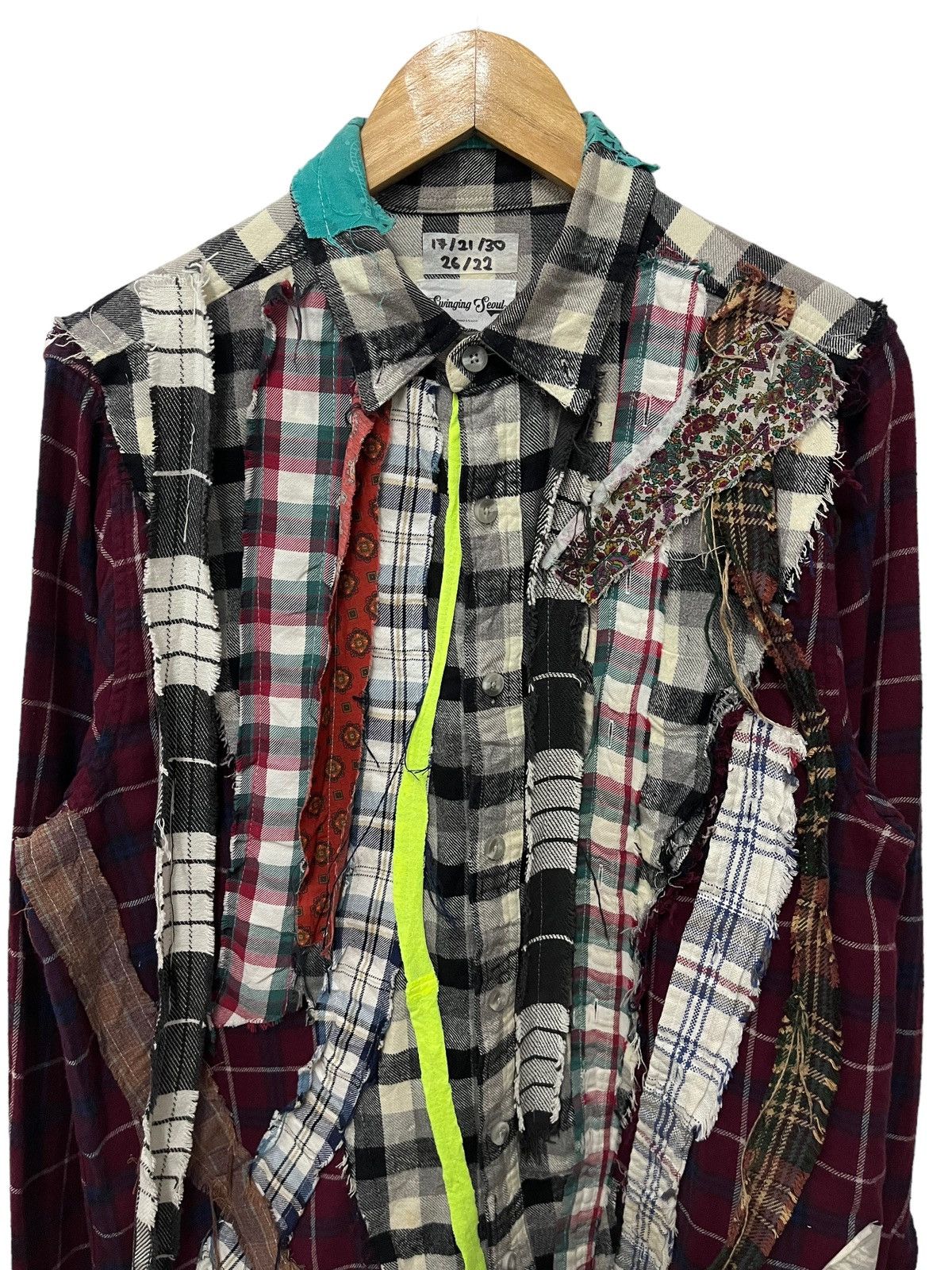 Flannel Swinging Seoul Rare custom flannel shirt multiple design Size L / US 10 / IT 46 - 2 Thumbnail