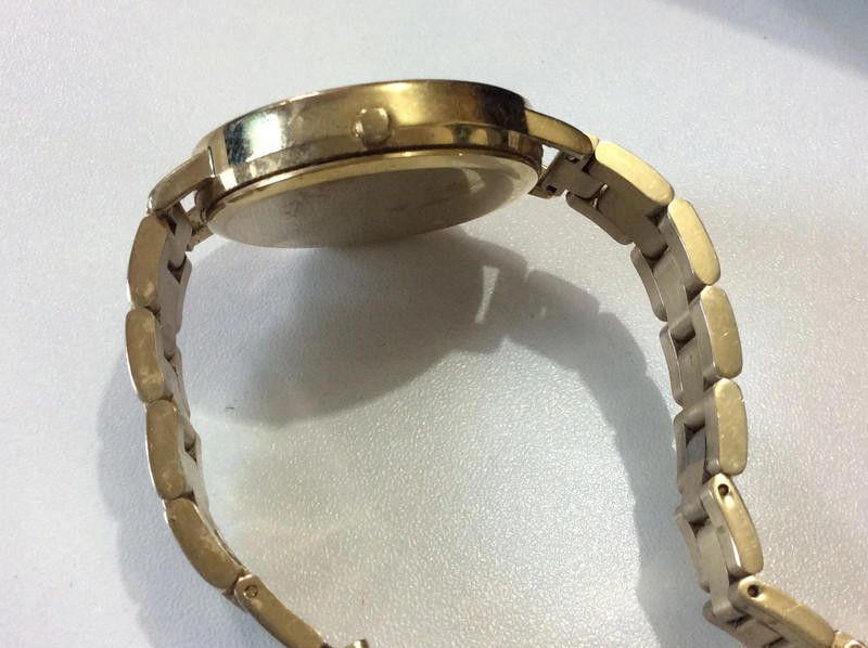 Designer Olivia gold dial stainless steel watch Size ONE SIZE - 5 Thumbnail