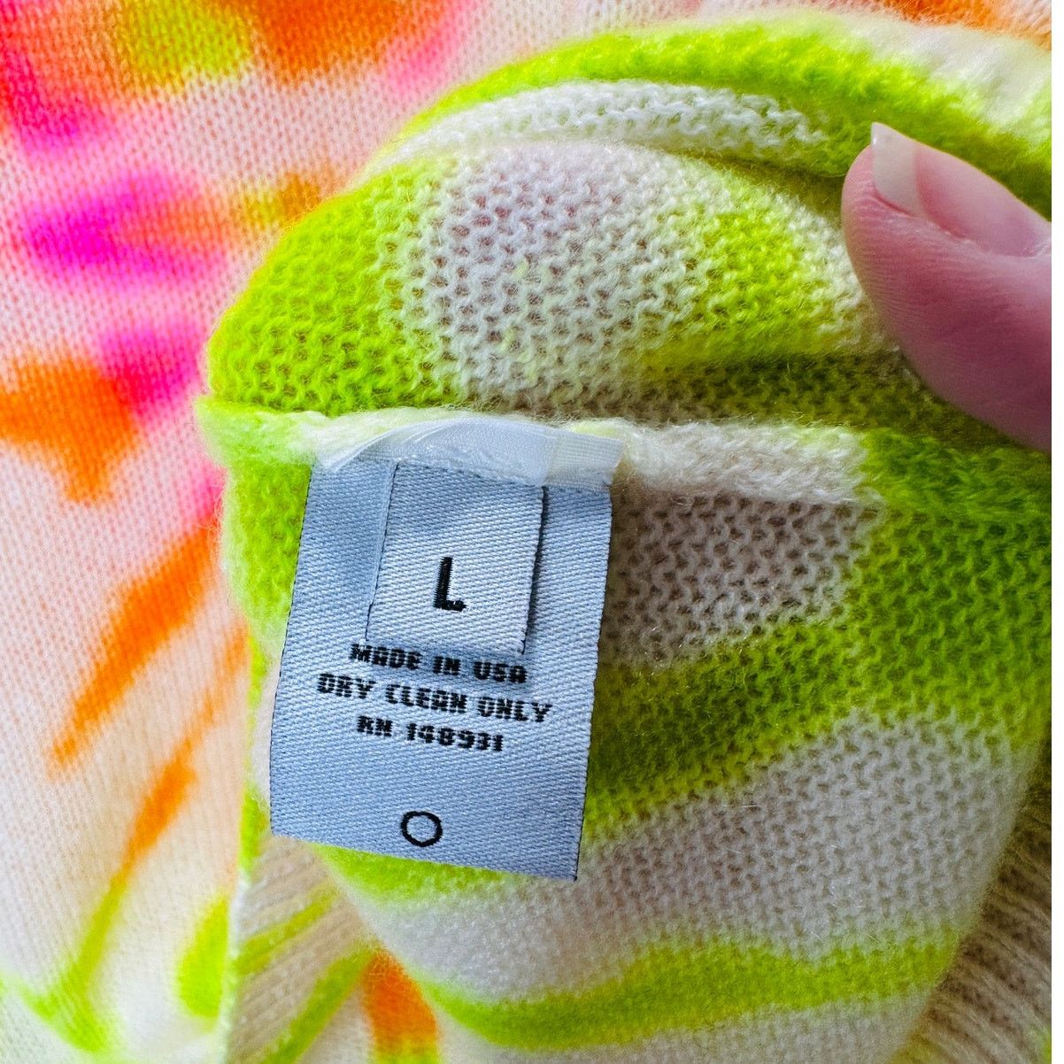 The Elder Statesman NWT The Elder Statesman Cashmere Spiral Crew Sweater L Size L / US 10 / IT 46 - 9 Thumbnail
