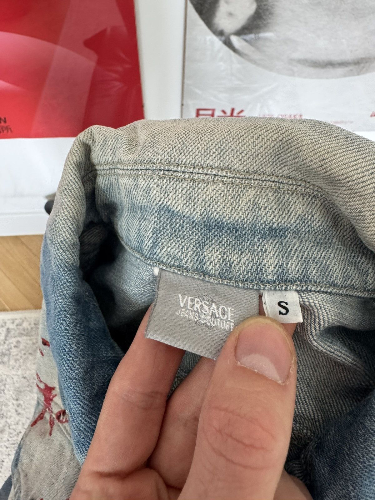 Versace Versace Jeans Women Trucker Denim Jacket Designer Y2k Luxury Size S / US 4 / IT 40 - 4 Thumbnail