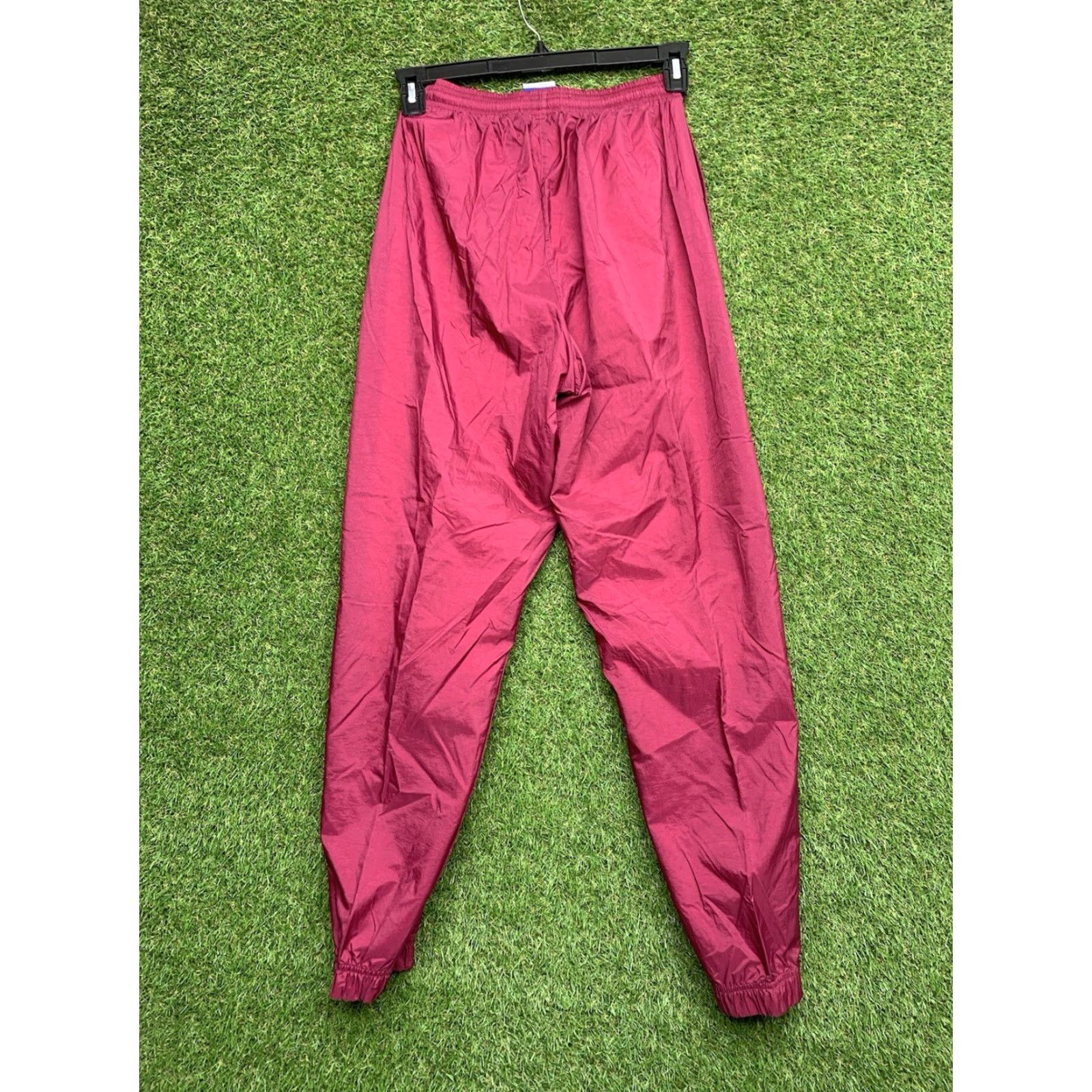 Umbro Umbro Vintage Nylon Lined Trackpants Sweatpants Mens Small 26x32 Maroon Sport Blue Nylon Polyester Athletic Pants Track Size US 29 - 2 Thumbnail