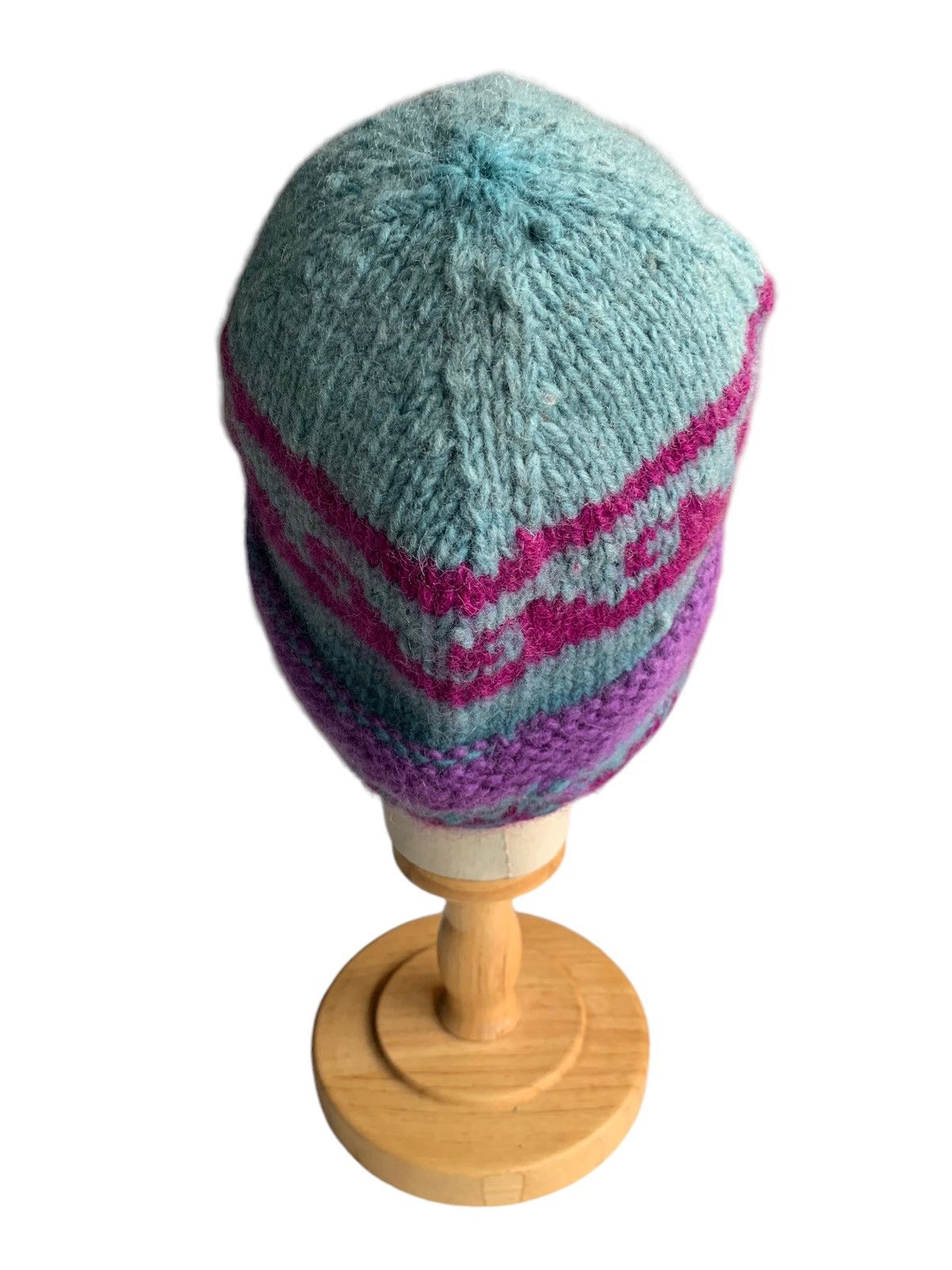 Japanese Brand × Kapital × Vintage Knitted Crochet Wool Winter Sessions Rare Desgn Big Hats Size ONE SIZE - 6 Thumbnail