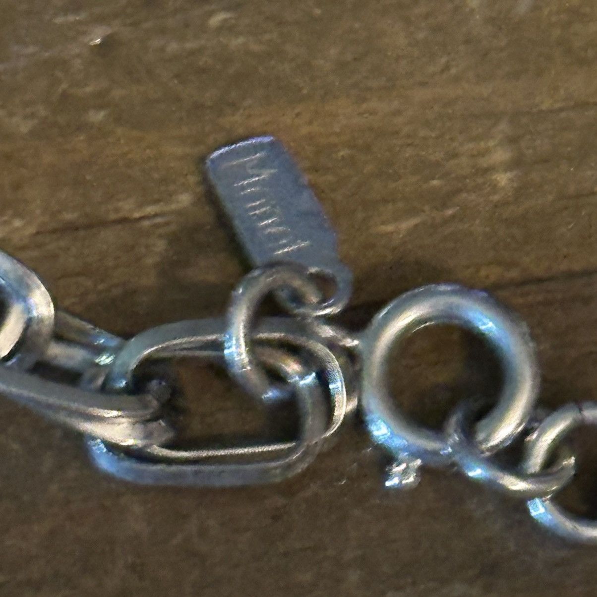 Monet Vintage Monet long silver multi oval links chain necklace Size ONE SIZE - 4 Thumbnail