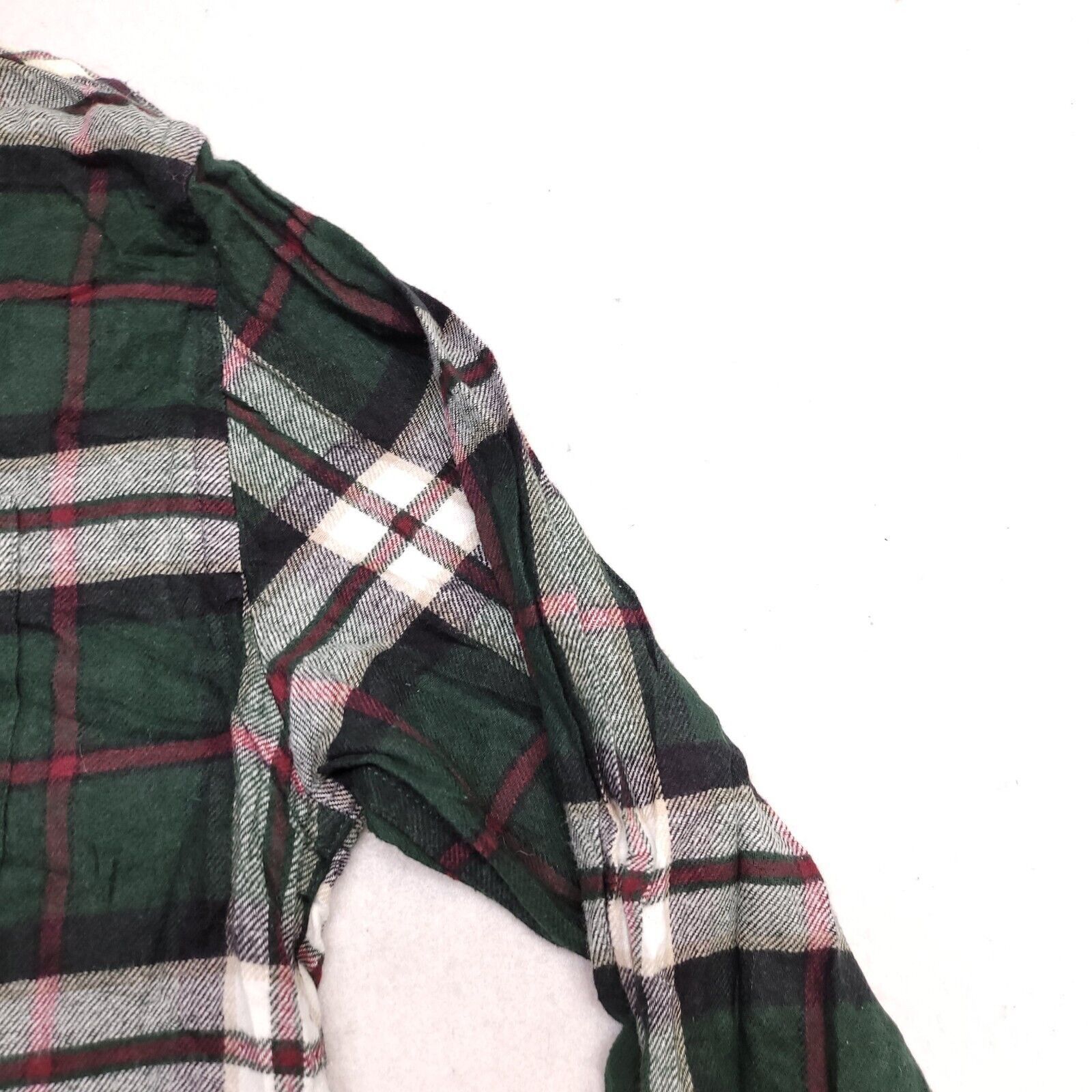 Croft & Barrow Croft & Barrow Tartan Flannel Shirt Mens Size Large L Green Size US L / EU 52-54 / 3 - 5 Thumbnail