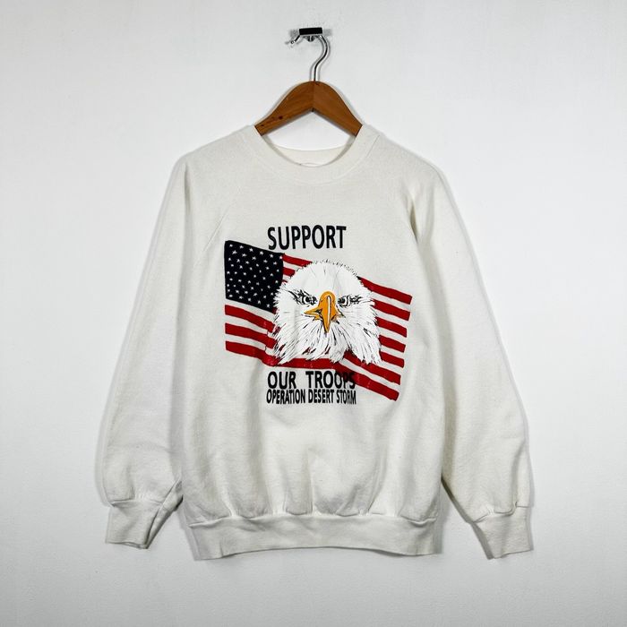 Streetwear Vintqage 90s Support Our Troops Operation Desert Storm | Grailed