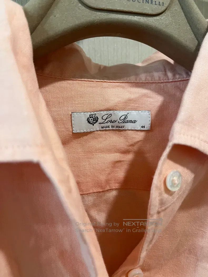 Loro Piana LORO PIANA Light pink linen shirt Size M / US 6-8 / IT 42-44 - 5 Thumbnail