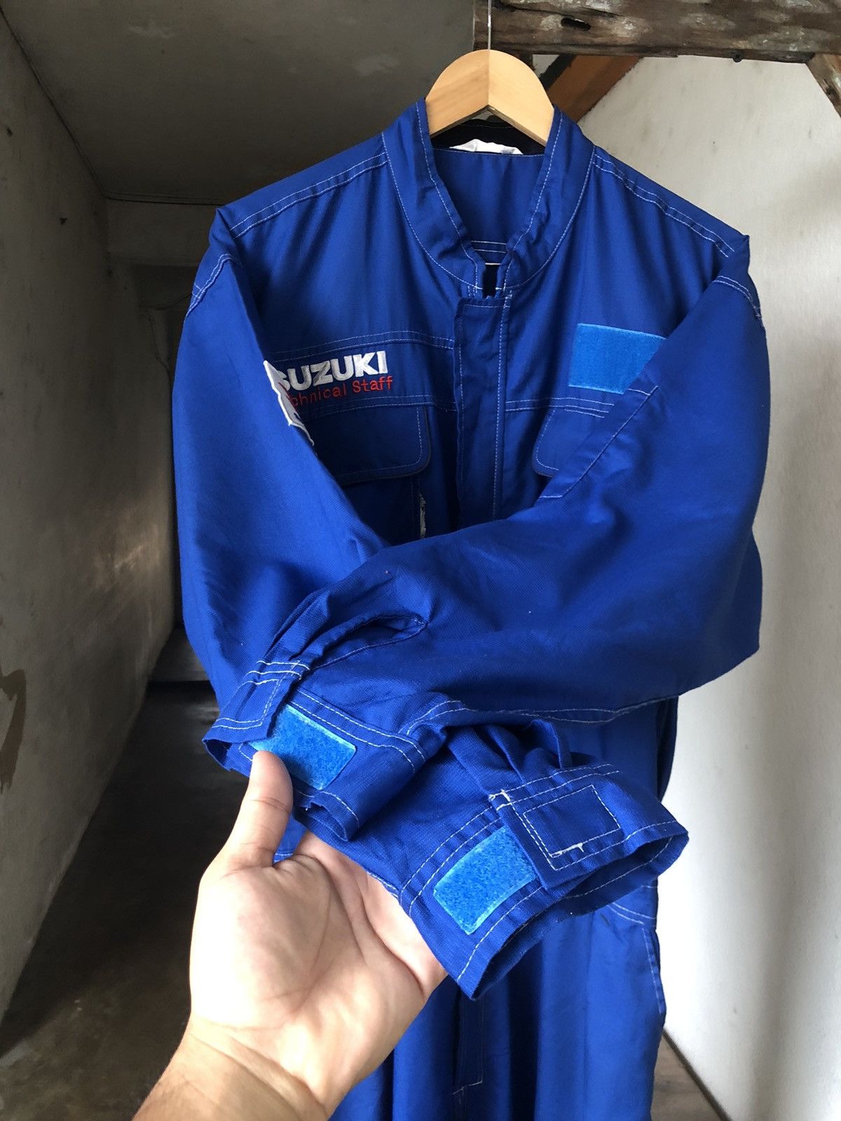 Vintage Vintage Suzuki Racing Technical Team Coverall/Jumpsuit Size US XL / EU 56 / 4 - 7 Thumbnail