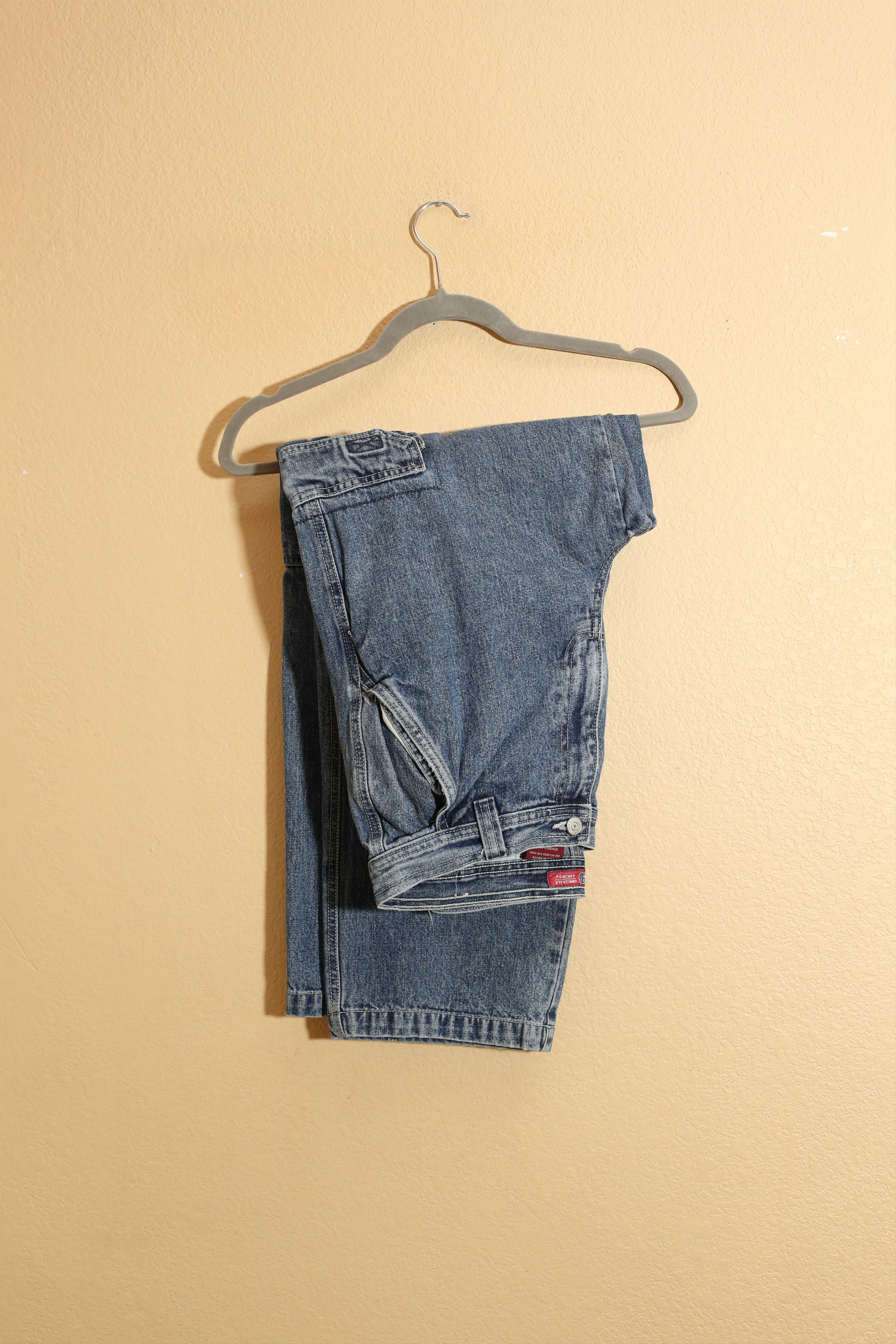 Faded Glory Faded Glory Denim Cargo Pants (30x30) Size US 30 / EU 46 - 1 Thumbnail