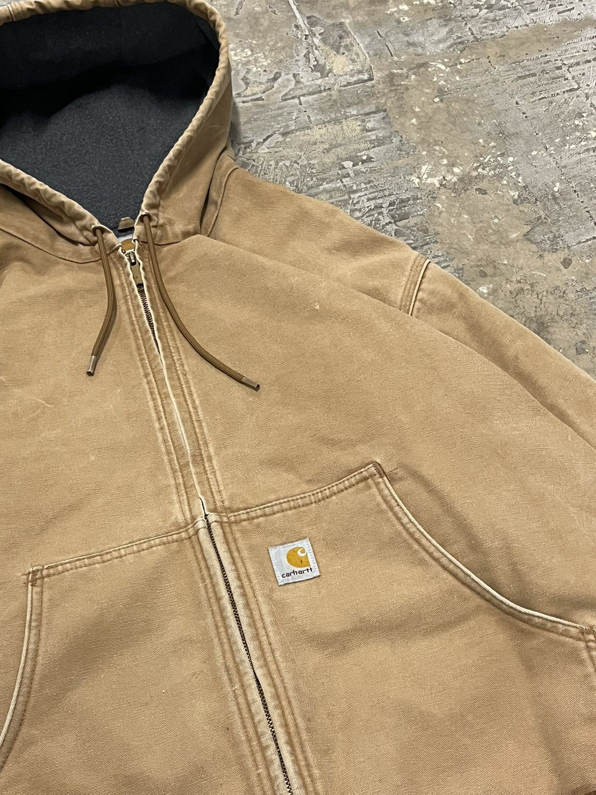 Carhartt Rare vintage hooded carhartt workwear jacket Size US XXL / EU 58 / 5 - 5 Thumbnail