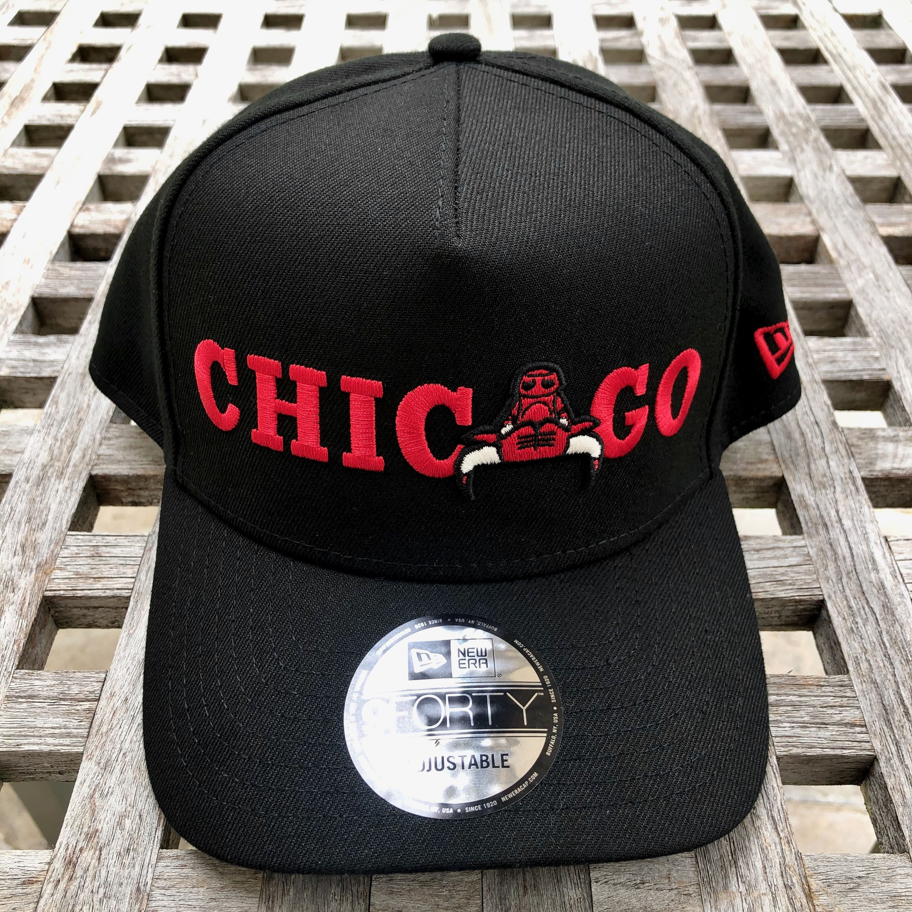 New Era Chicago Bulls Upside Down Logo 9FORTY A Frame Snapback Hat Size ONE SIZE - 1 Thumbnail