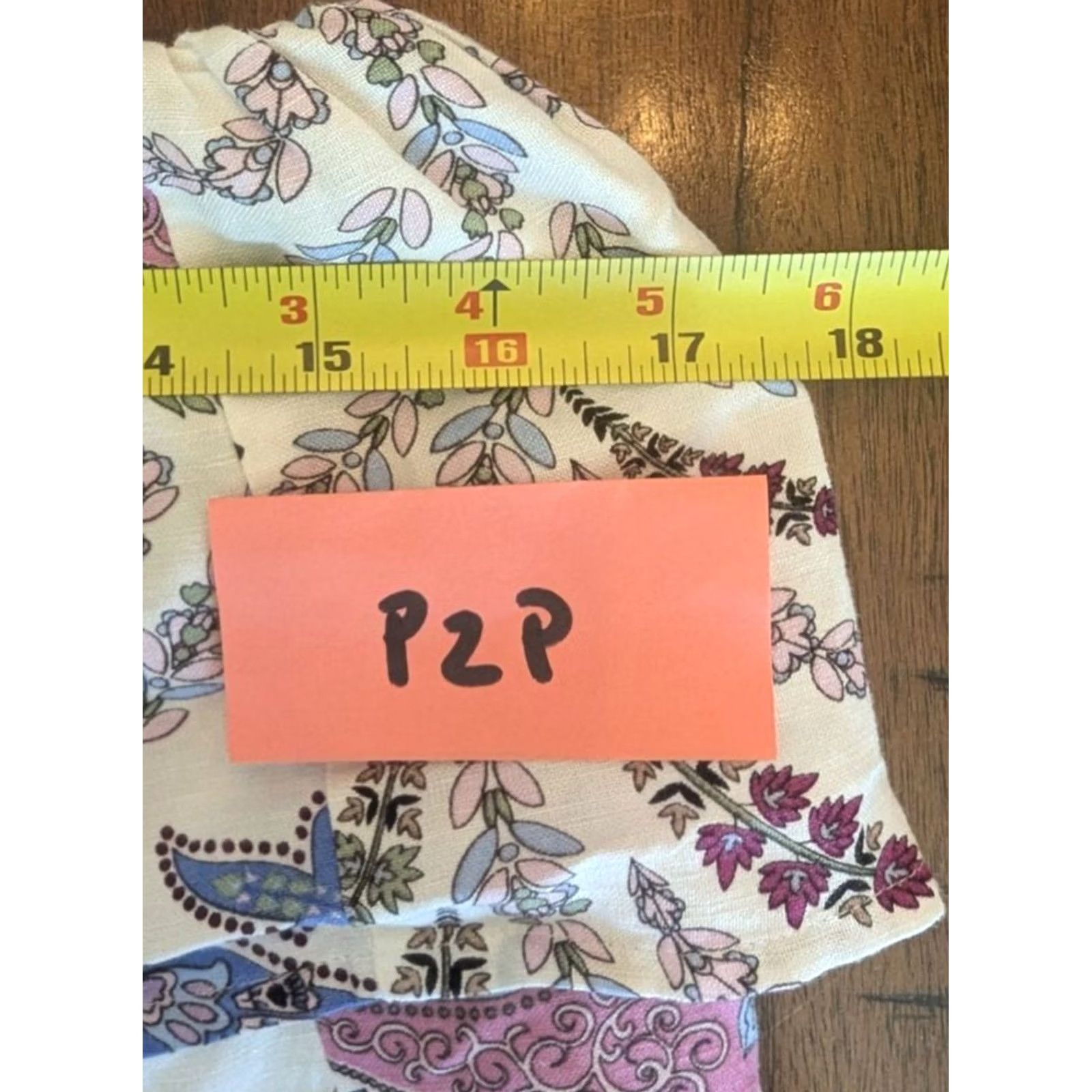 Loft LOFT One Shoulder Linen Blend Paisley Blouse White Blue Pink Womens S Ruffle Sleeveless Casual Bohemian Women’s Shirt Size S / US 4 / IT 40 - 7 Thumbnail