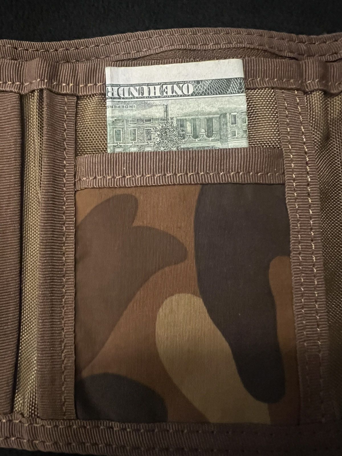 Bape Brown camo trifold wallet Size ONE SIZE - 9 Thumbnail