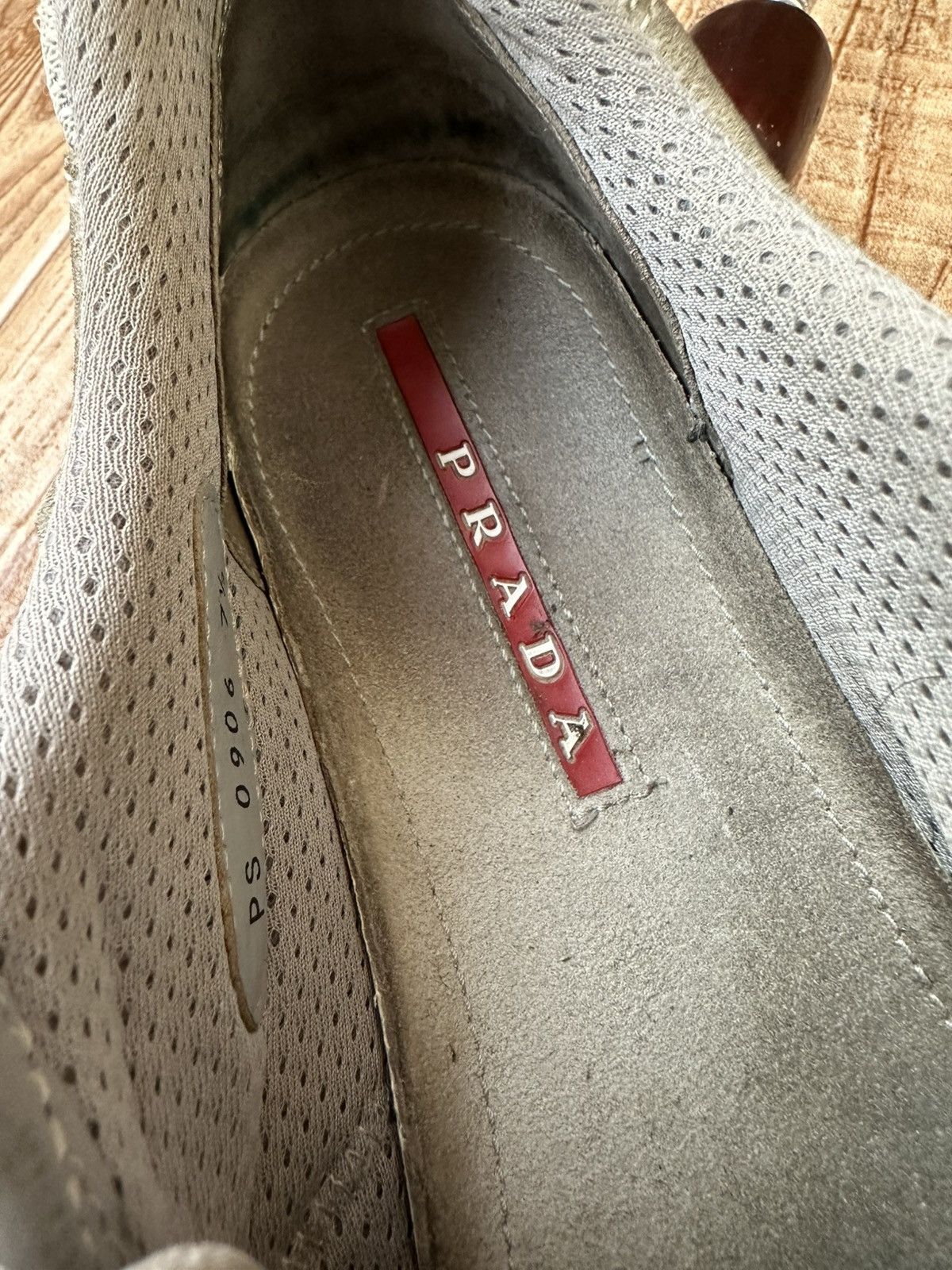 Prada Prada Americas Cup Blue Leather Low Tops Size US 8.5 / EU 41-42 - 17 Thumbnail
