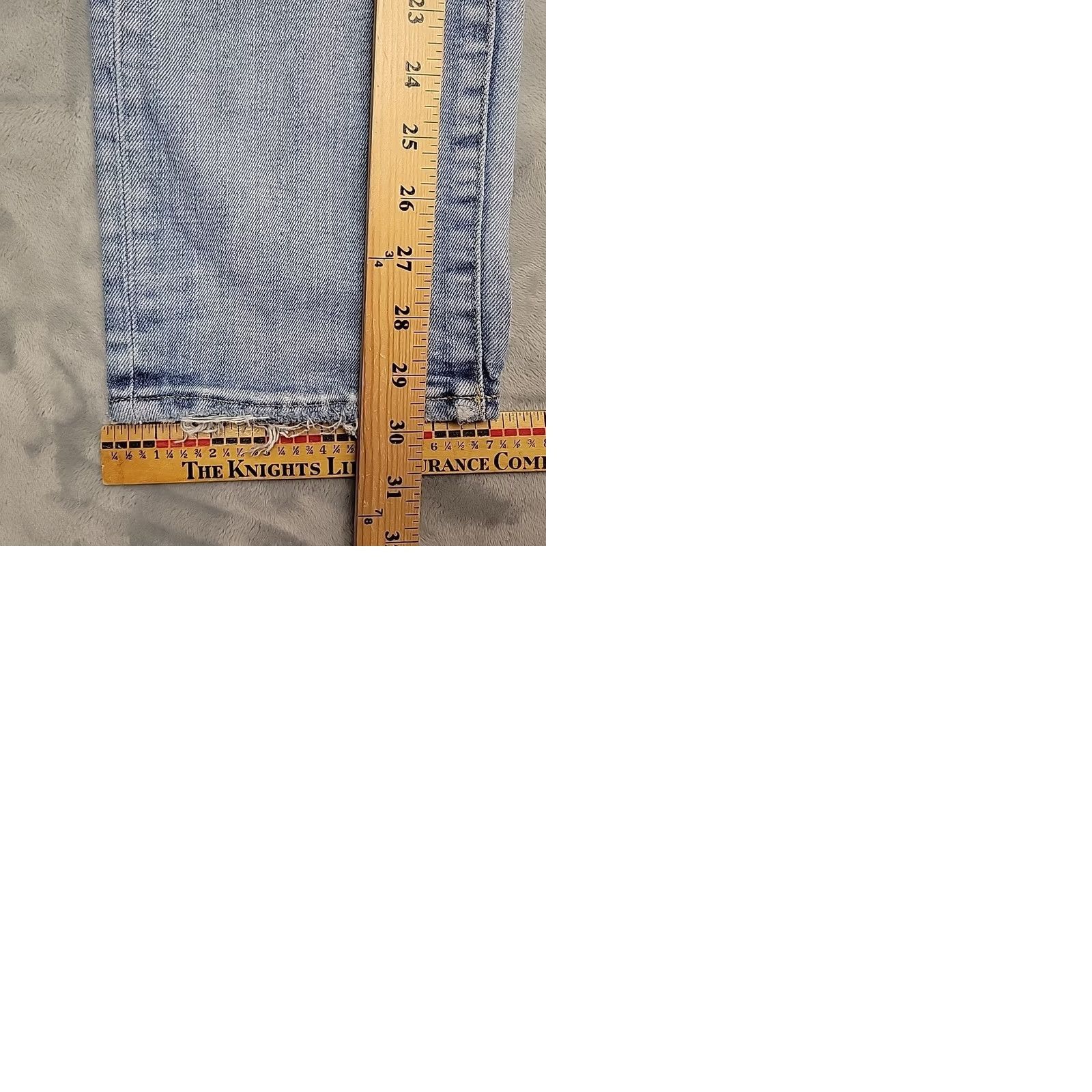 Lucky Brand Lucky Brand Jeans Women 10 Faded Blue Denim Zoe High Rise Straight Leg Pants Buds 90s USA American Denim Jeans Women 10 Boyz? Size 32" / US 10 / IT 46 - 10 Thumbnail