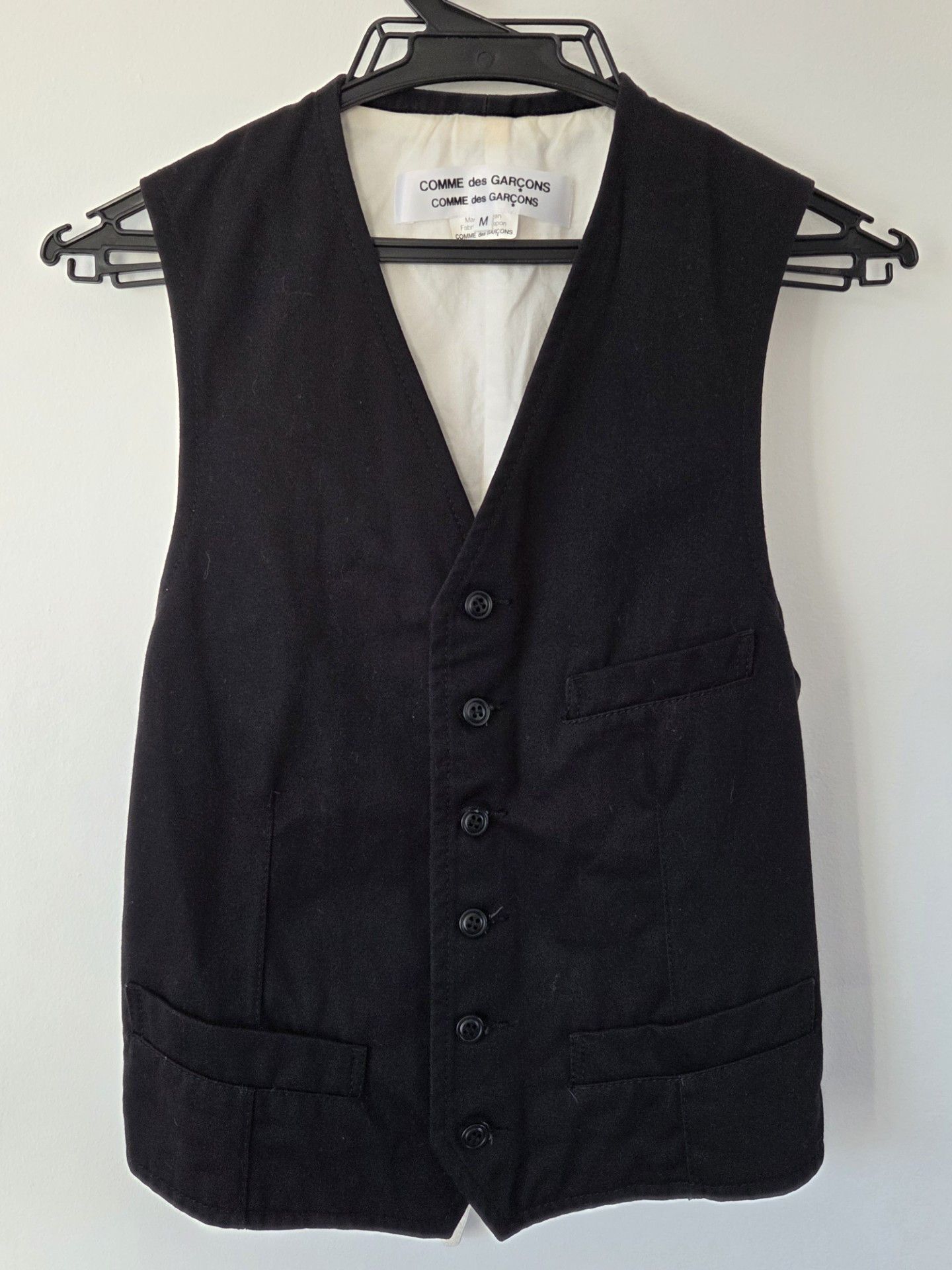Comme des Garcons Comme des Garcons black waistcoat Size M / US 6-8 / IT 42-44 - 1 Thumbnail