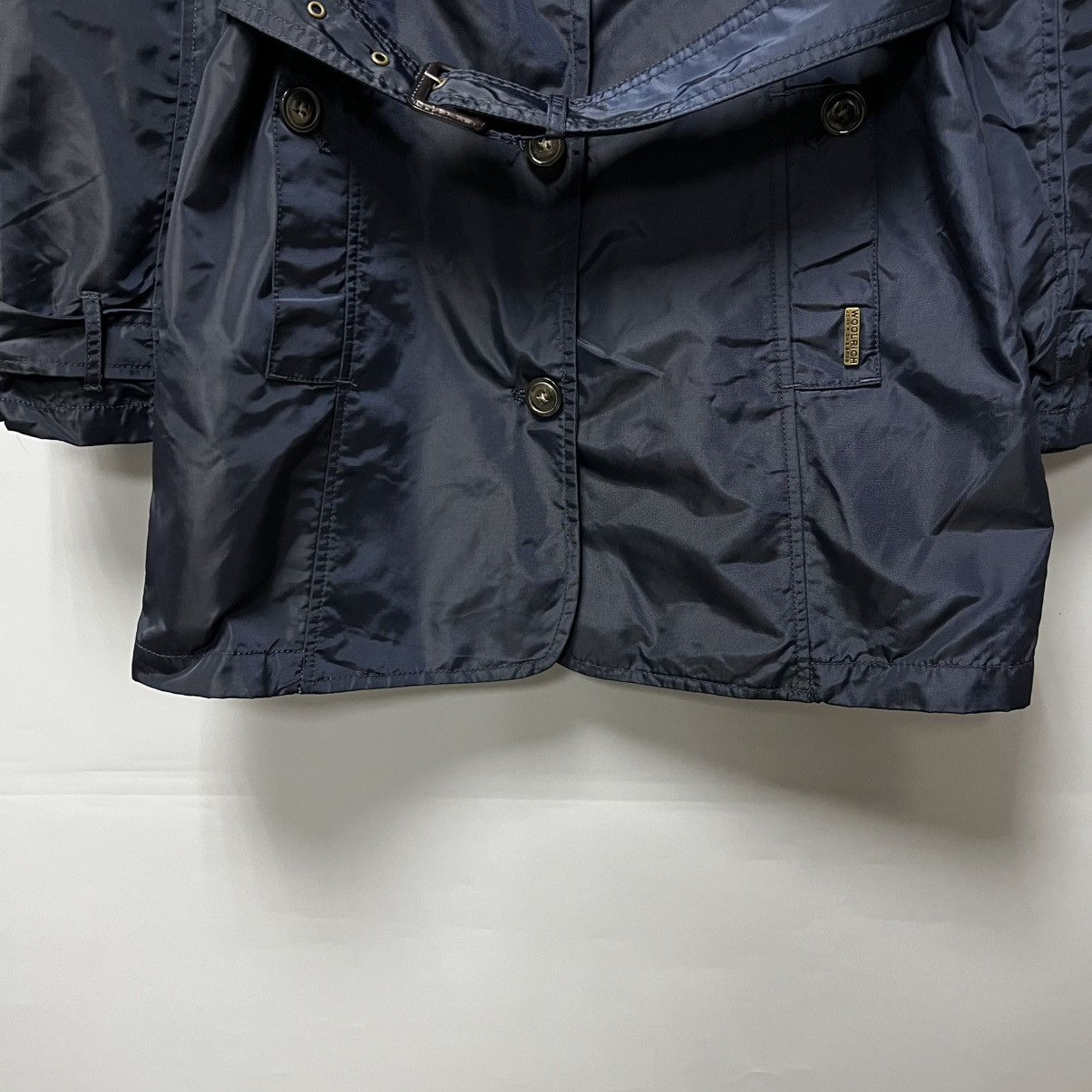 Woolrich Woolen Mills WOOLRICH Trench Coat For Women’s 100% Nylon Navy Size XS / US 0-2 / IT 36-38 - 10 Thumbnail