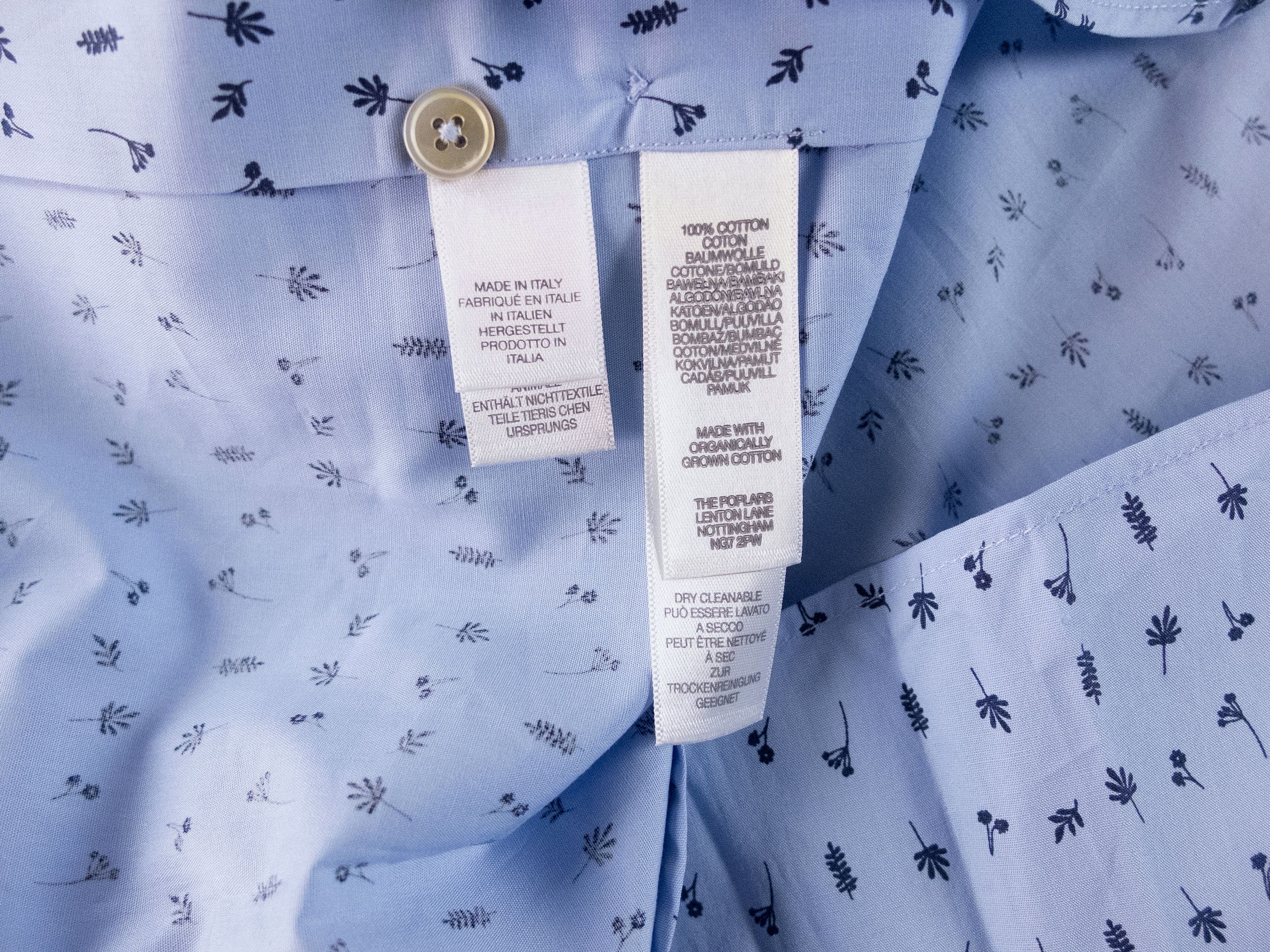 Paul Smith PAUL SMITH mainline blue mini flower leaf print shirt 16.5 Size US L / EU 52-54 / 3 - 5 Thumbnail